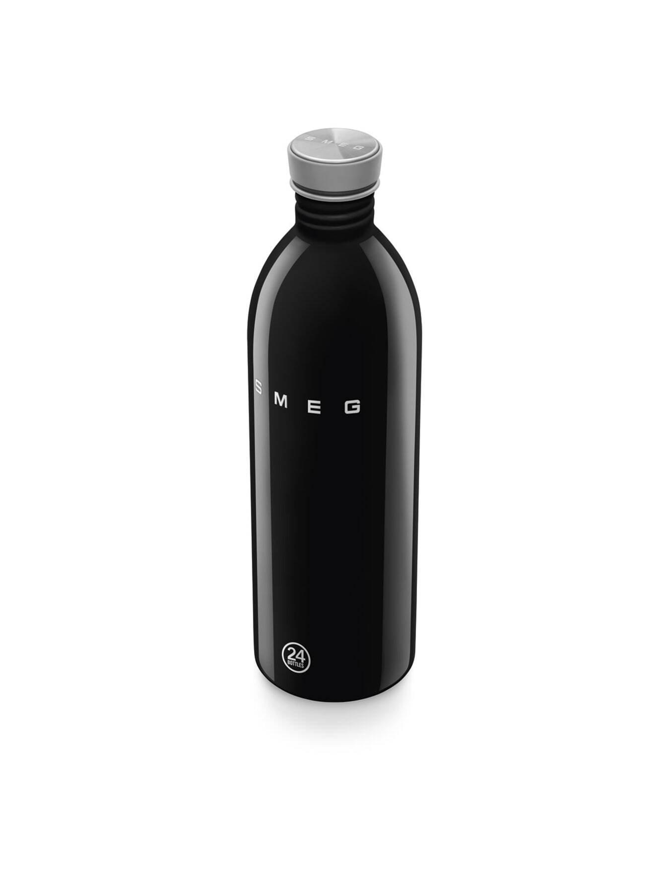 Image 5 of 6 of Smeg 24Bottles Lightweight And Leakproof Urban Bottle, Stainless Steel, 1l, Black