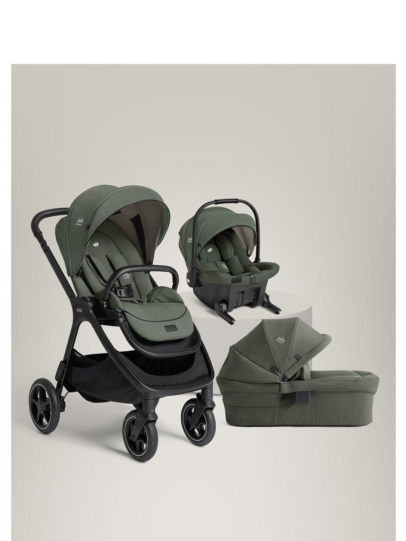 Image 1 of 7 of Joie Finiti Flex Click & Go Travel System - Evergreen