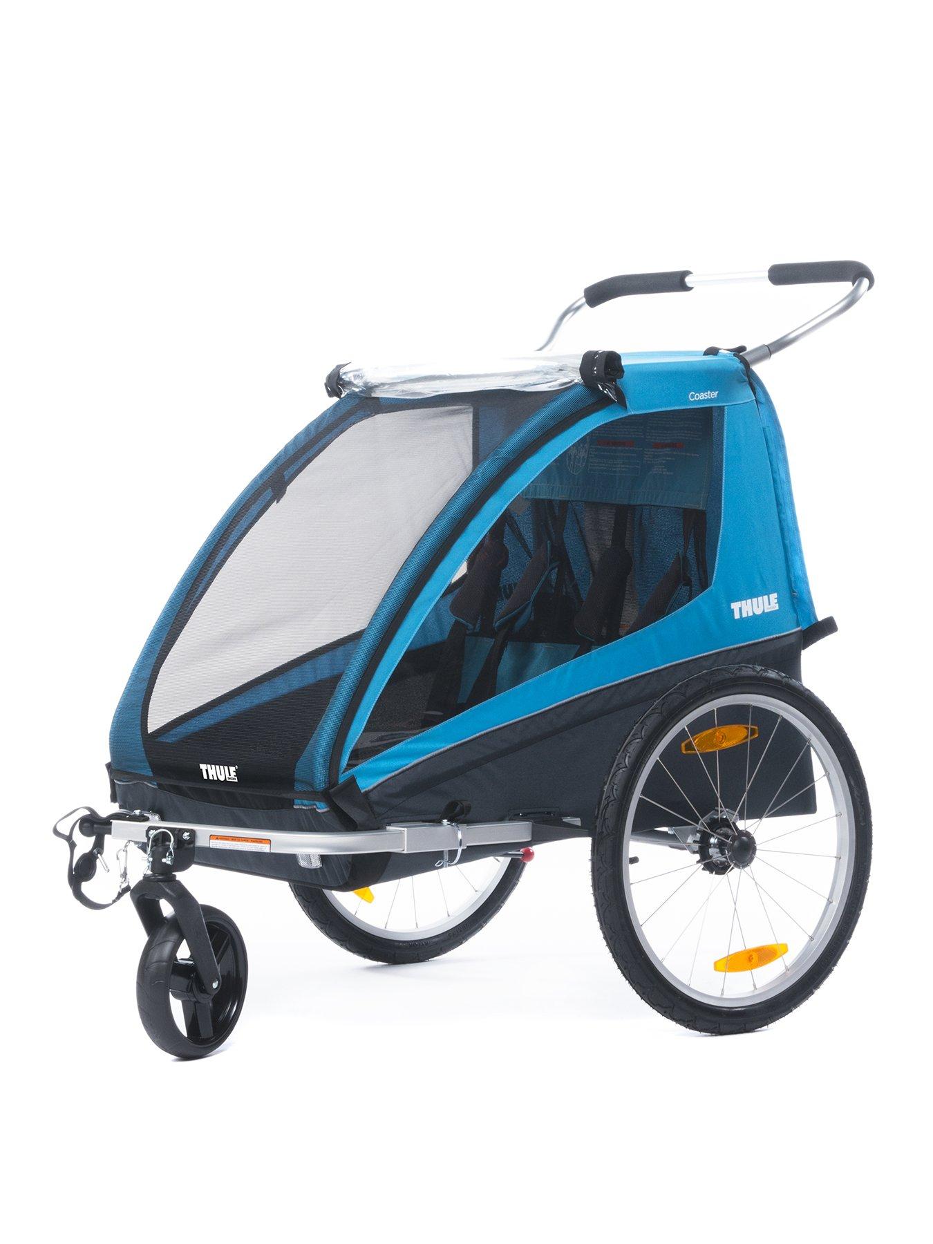 THULE Coaster XT bike trailer+Stroll- Blue