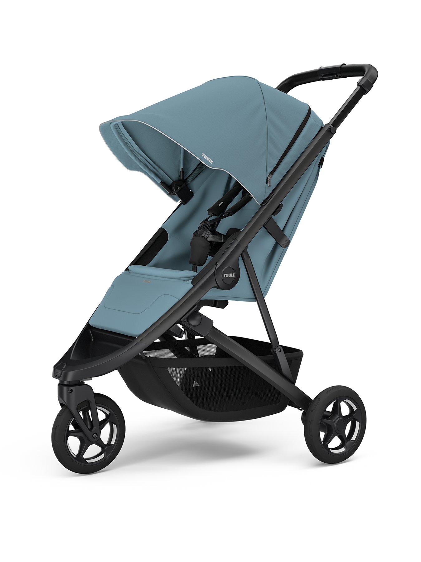 thule-spring-2-stroller-mid-blue-on-black