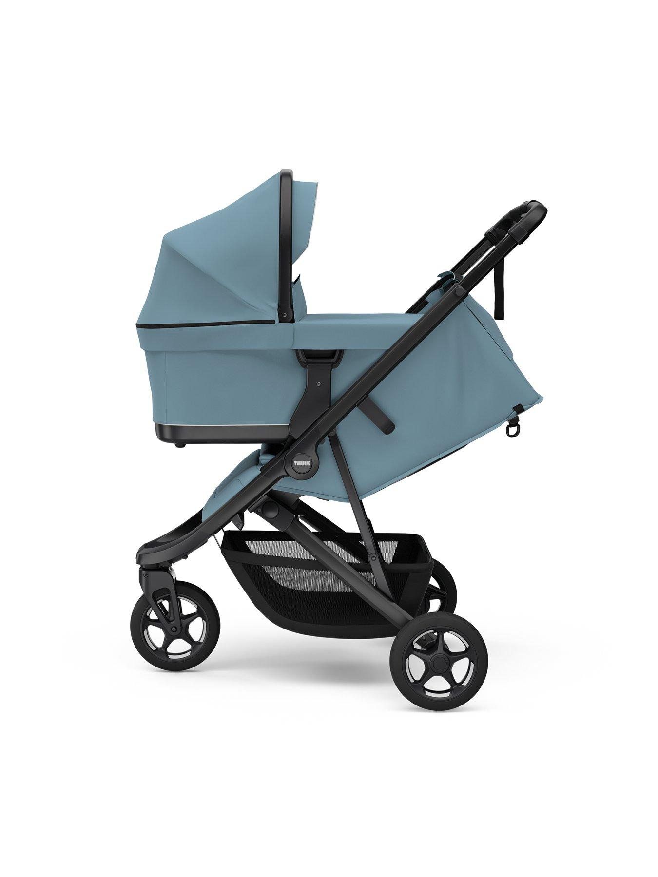Image 3 of 5 of THULE Thule Spring 2 stroller mid blue on black