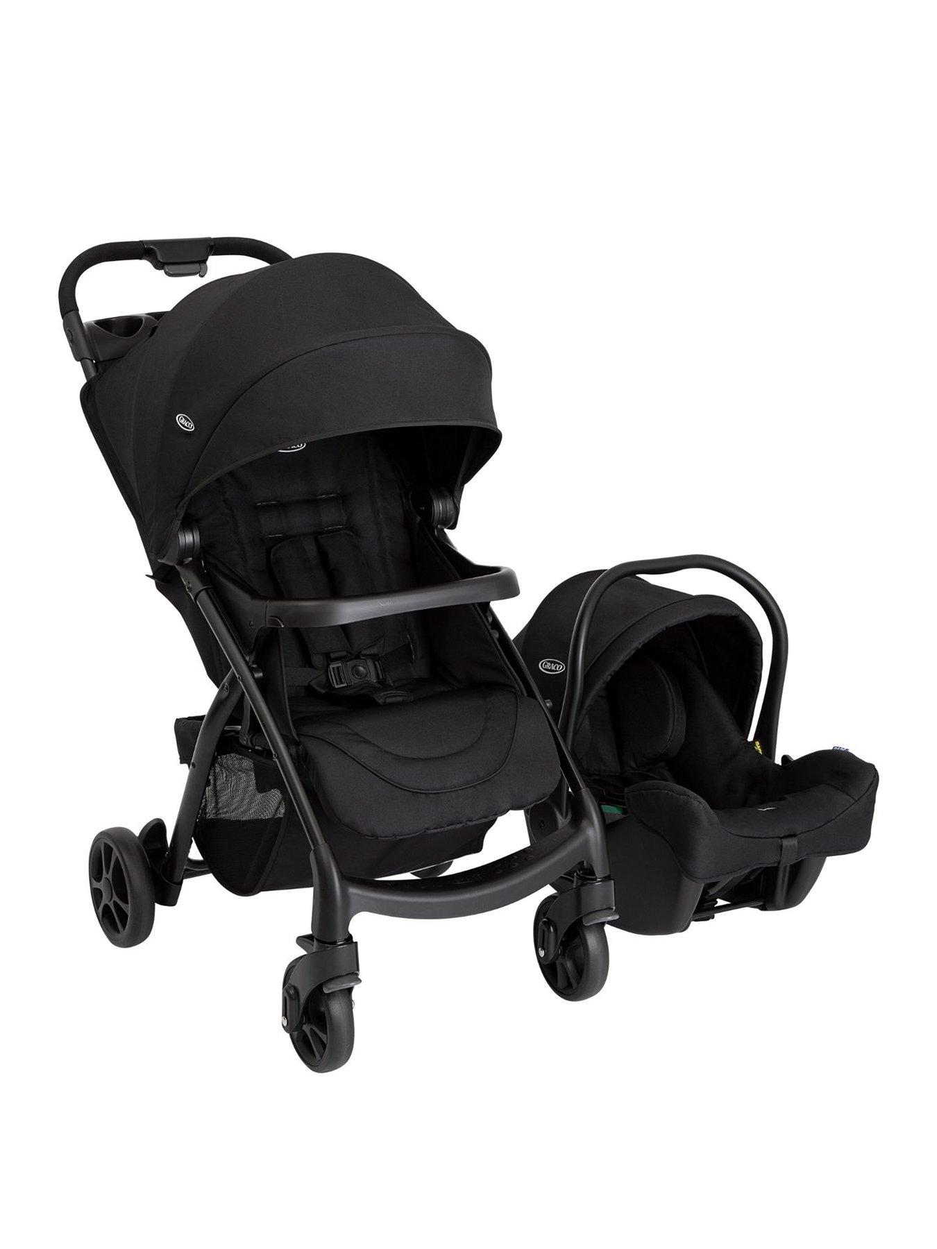 Graco Tavira Travel System with SnugLite i-Size R129 Car Seat - Midnight