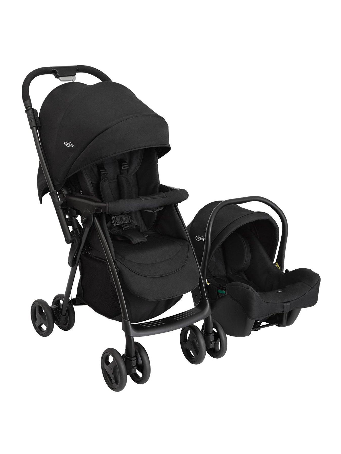 Graco Revaya Travel System with SnugLite i-Size R129 Car Seat - Midnight