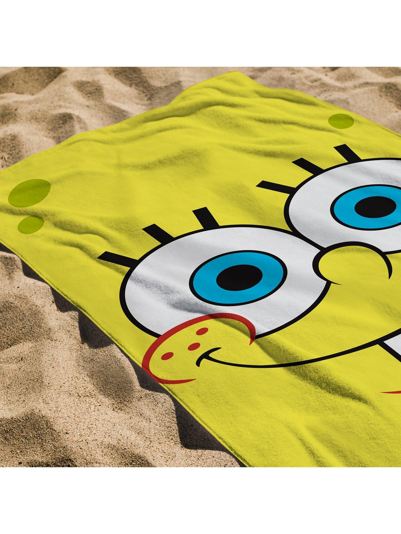 Image 5 of 6 of Spongebob Squarepants Spongebob Square Pants Squared Beach Towel