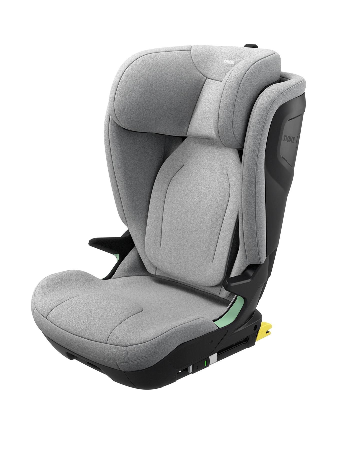 Image 1 of 7 of THULE Palm Car Seat Bundle - Booster Seat &amp; Footrest - Grey