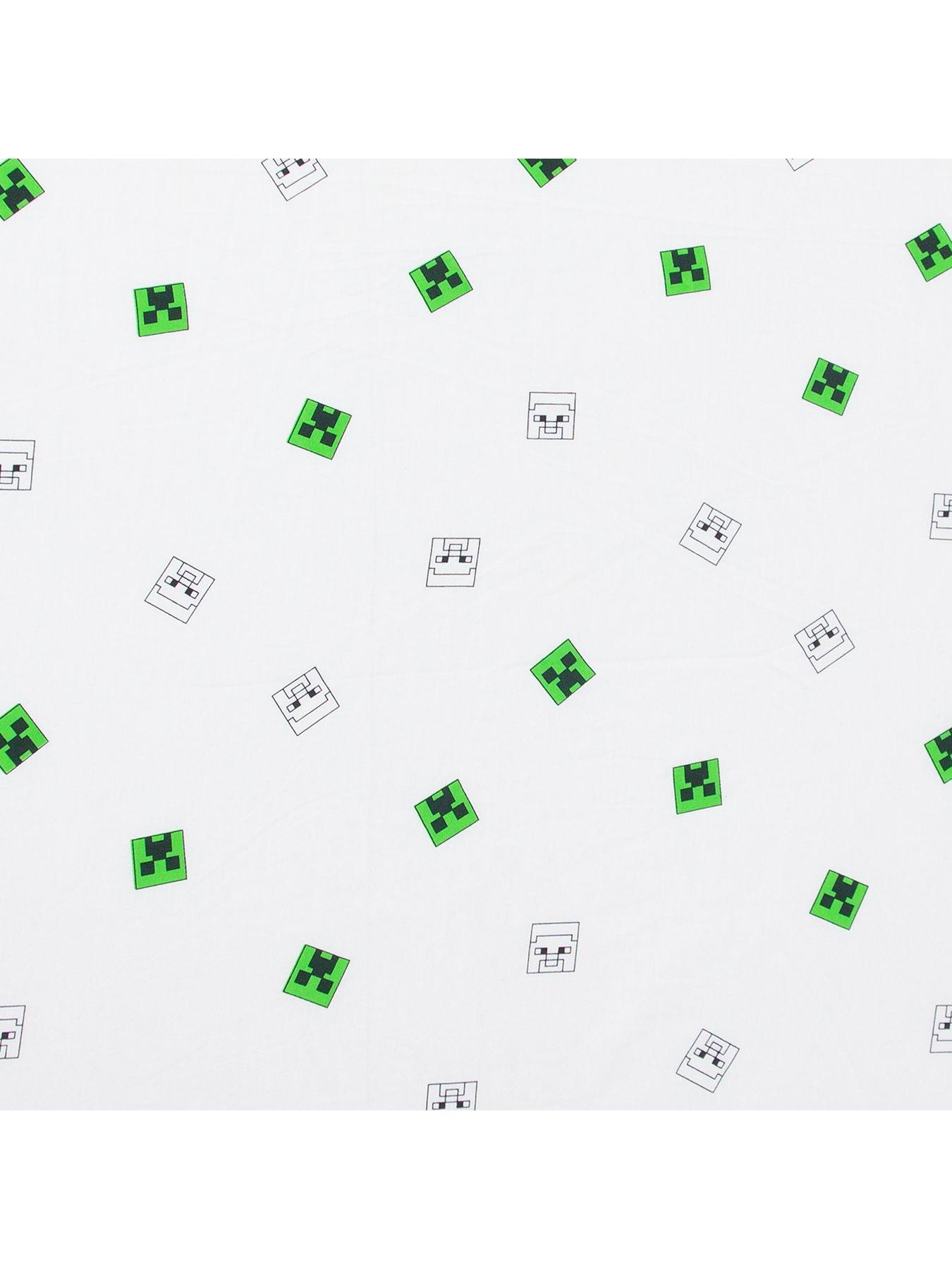 Image 6 of 7 of Minecraft Minecraft Grids Fitted Sheet