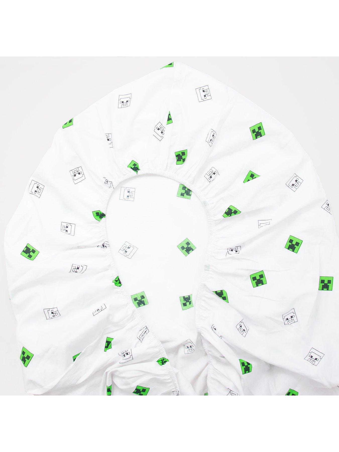 Image 7 of 7 of Minecraft Minecraft Grids Fitted Sheet