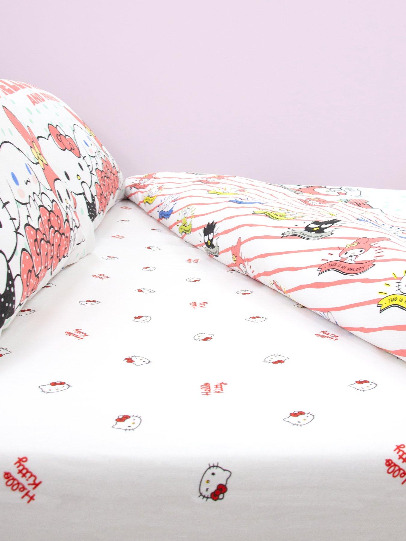 Hello Kitty Sleepover Fitted Sheet- Double