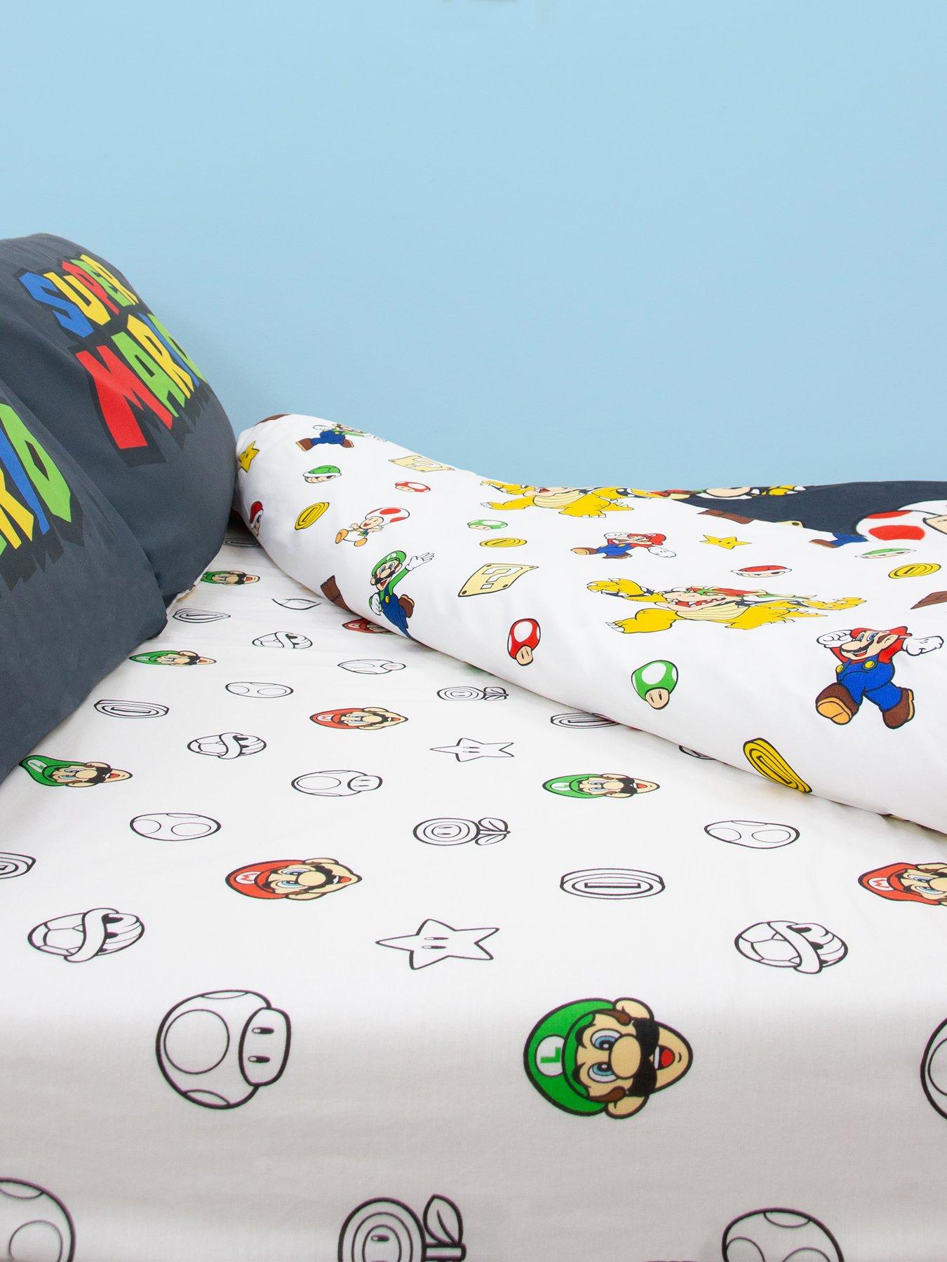 Nintendo Nintendo Pair Fitted Sheet- Double