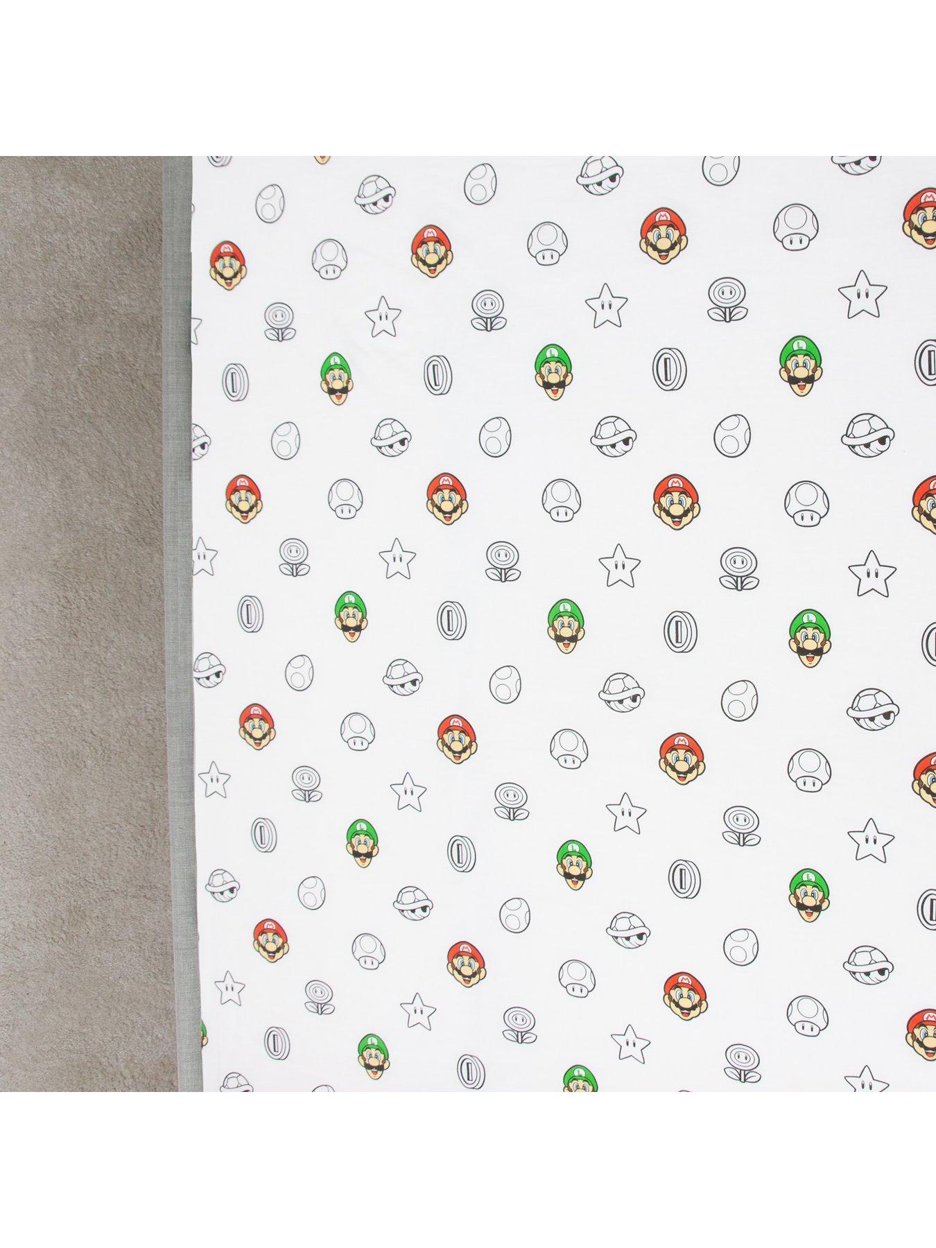 Image 4 of 6 of Super Mario Pair Fitted Sheet&nbsp;- Double