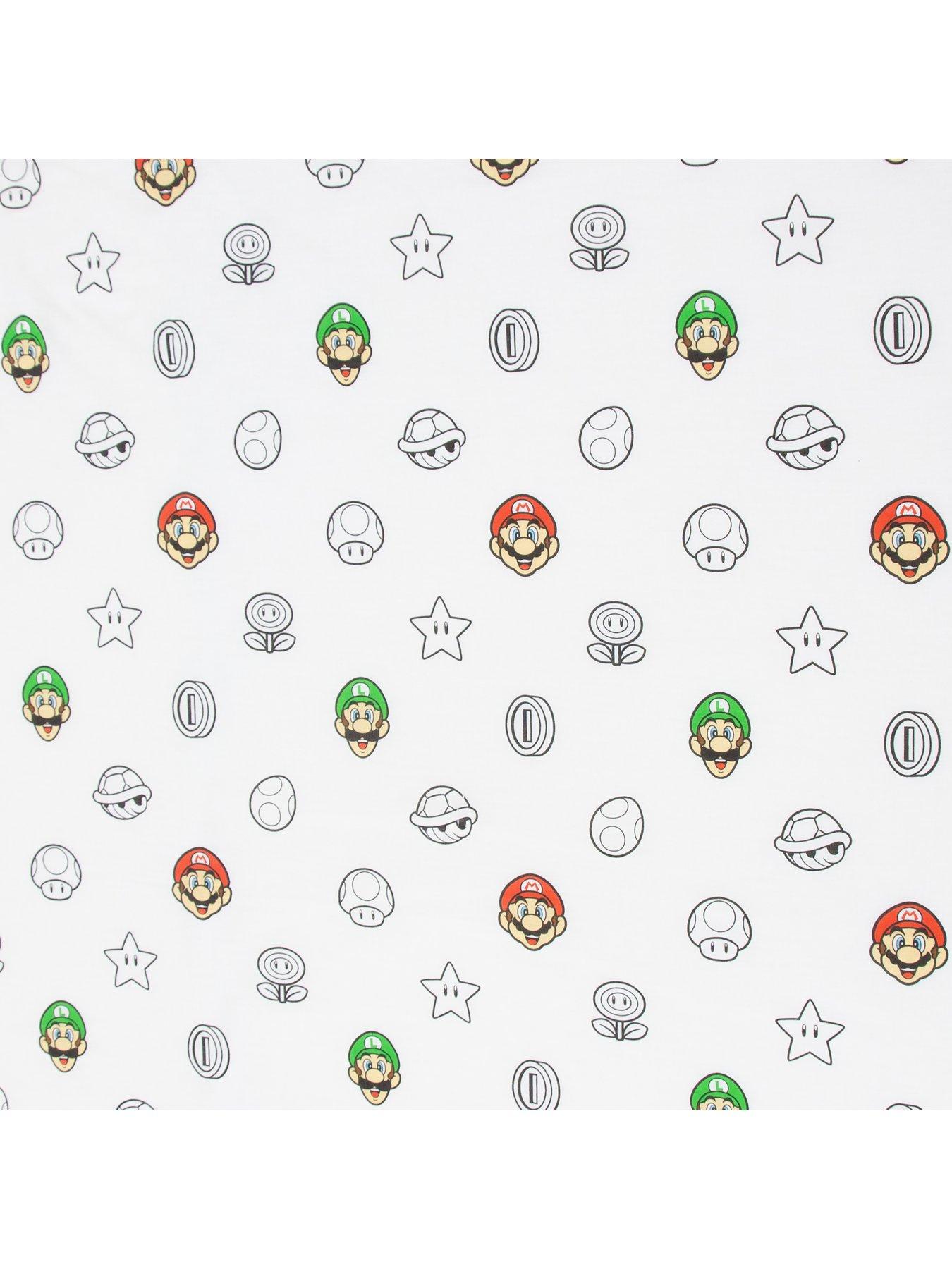 Image 5 of 6 of Super Mario Pair Fitted Sheet&nbsp;- Double