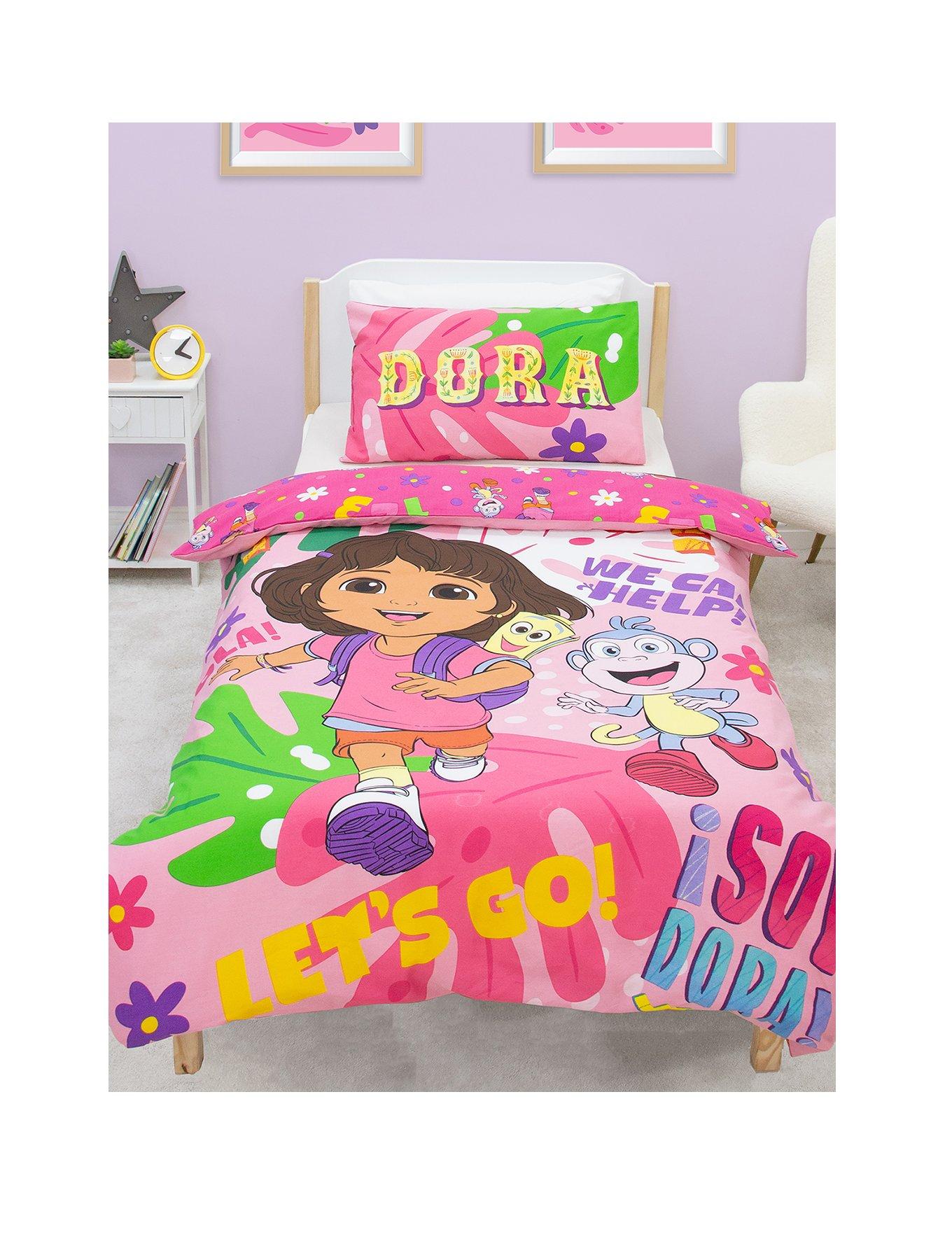 Image 2 of 7 of Dora the Explorer Hola Panel Duvet- Single