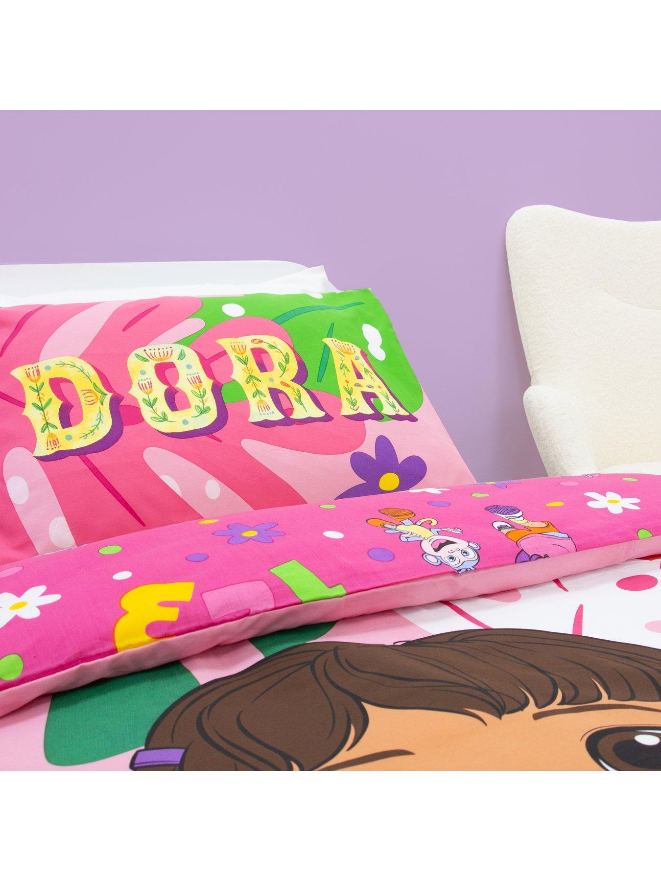 Image 3 of 7 of Dora the Explorer Hola Panel Duvet- Single