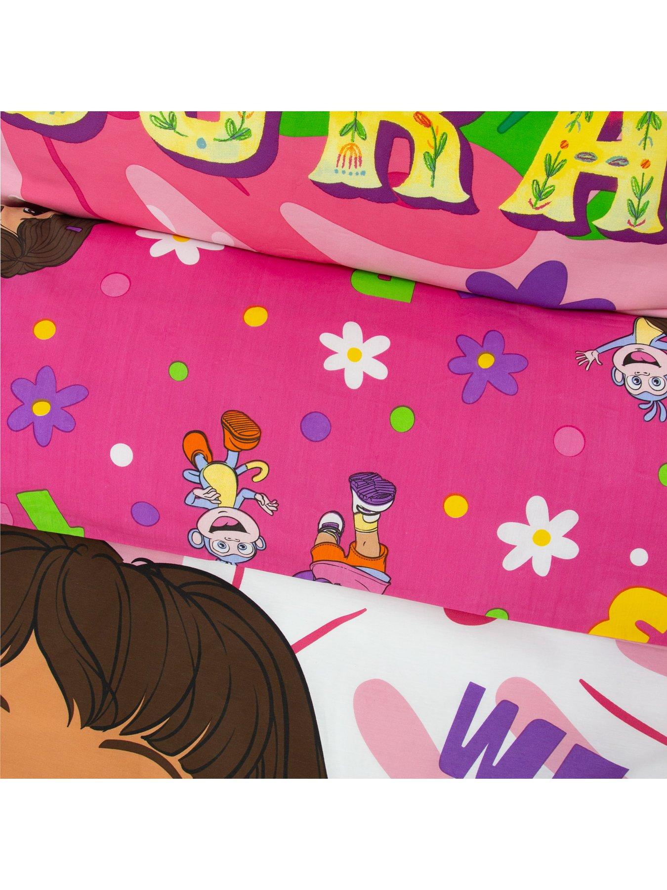 Image 6 of 7 of Dora the Explorer Hola Panel Duvet- Single