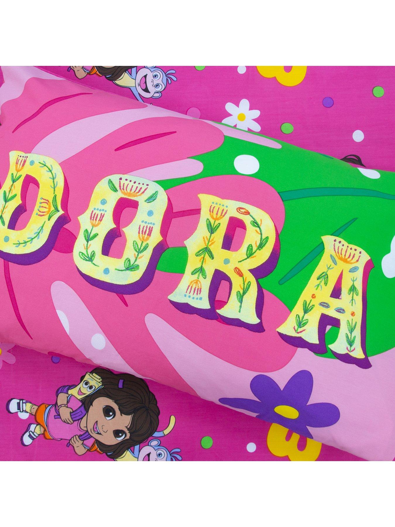 Image 7 of 7 of Dora the Explorer Hola Panel Duvet- Single