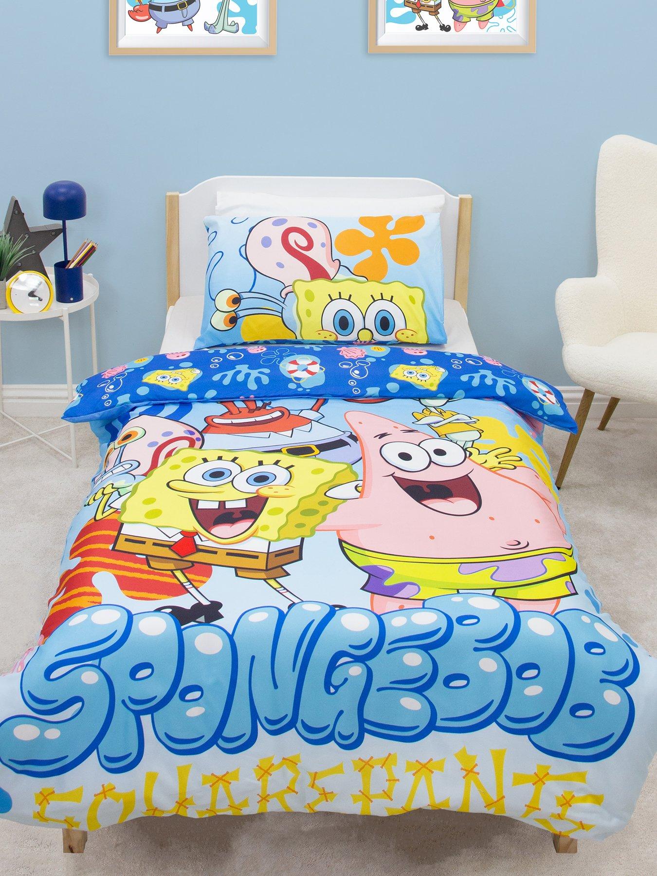 Image 1 of 7 of Spongebob Squarepants Spongebob Square Pants Squared Panel Duvet- Single