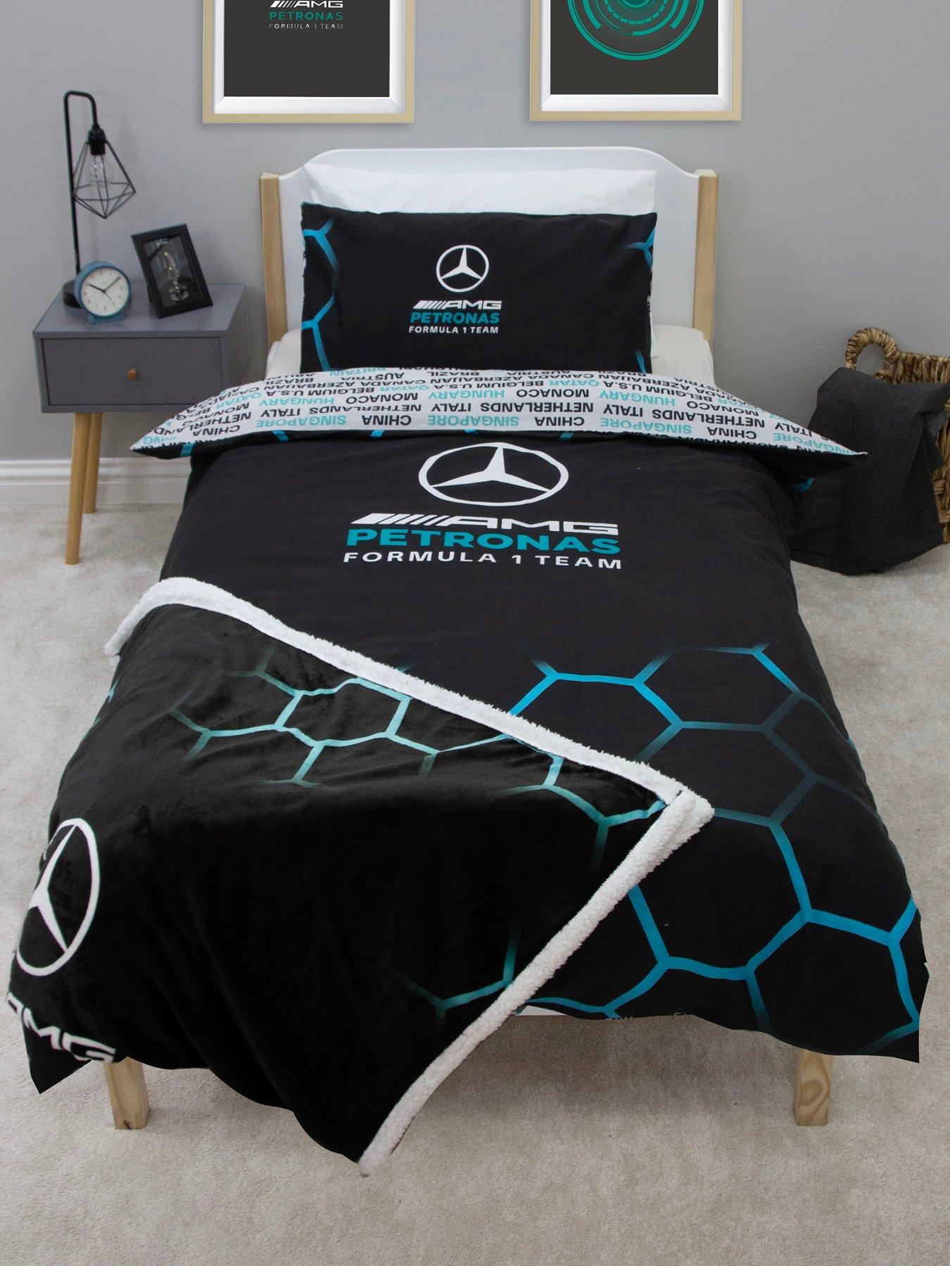 F1 Mercedes Mercedes Ridge Panel Duvet- Single | Very