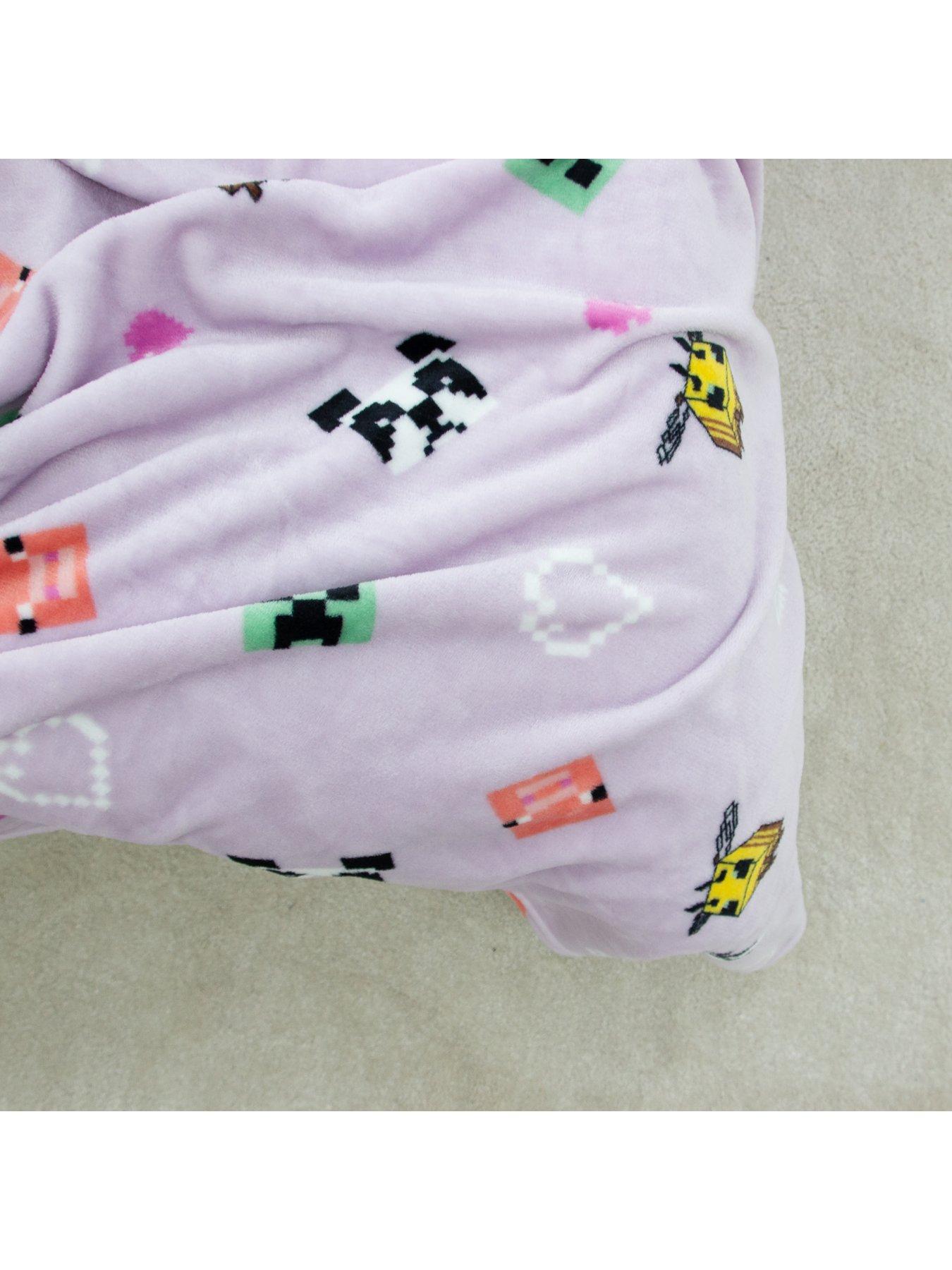 Image 3 of 6 of Minecraft Closeup Rotary Fleece Blanket