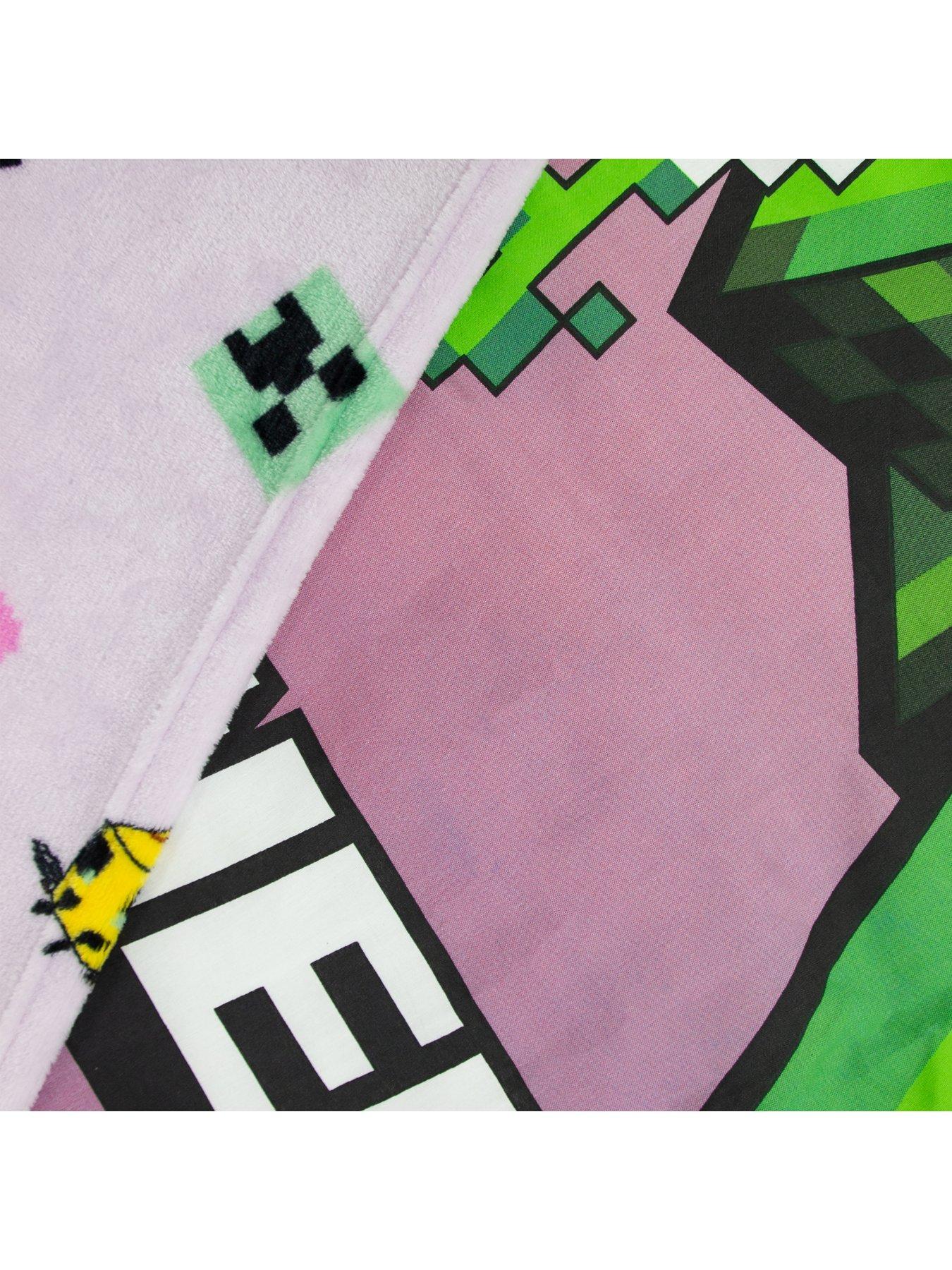 Image 5 of 6 of Minecraft Closeup Rotary Fleece Blanket