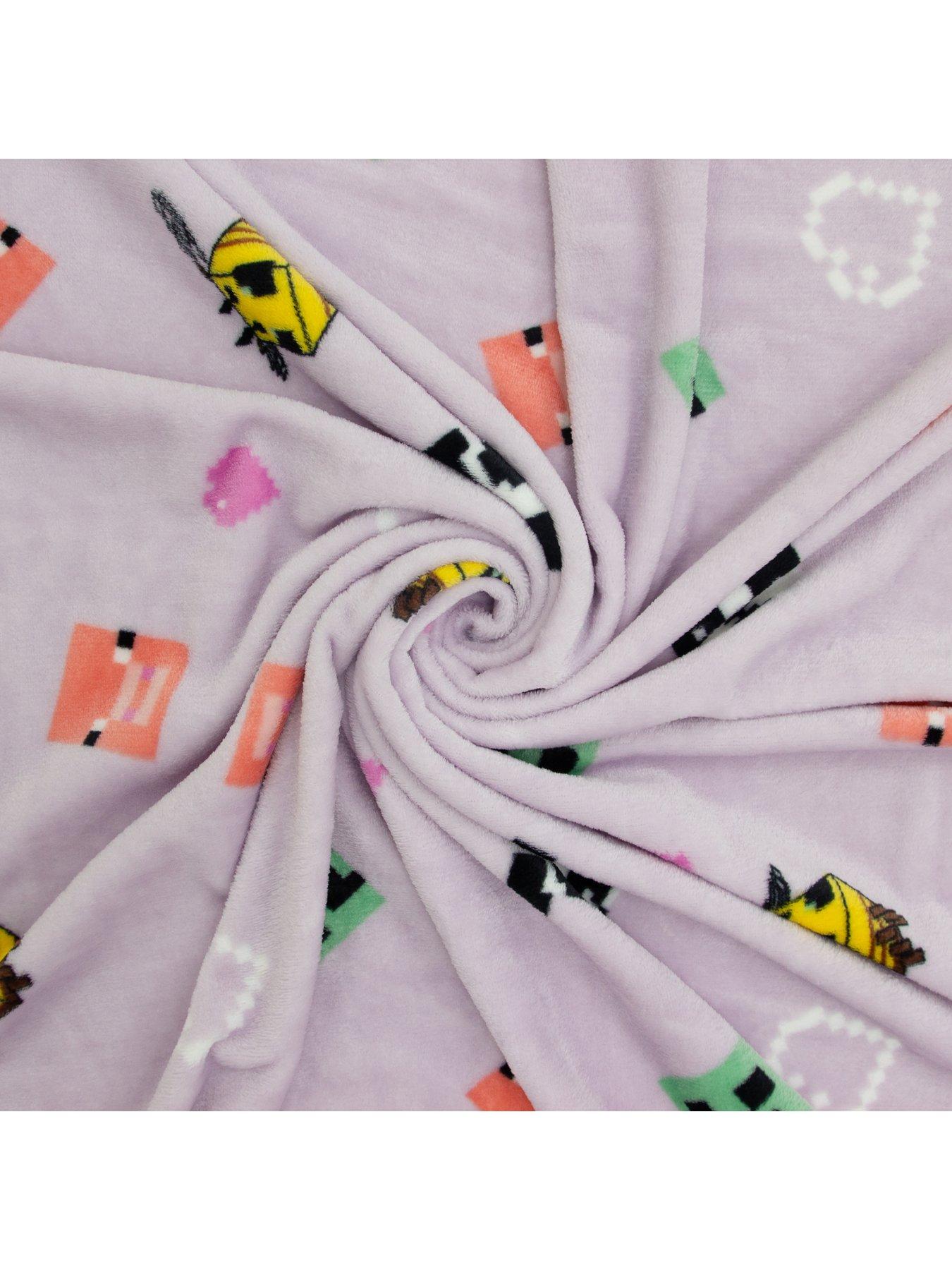 Image 6 of 6 of Minecraft Closeup Rotary Fleece Blanket
