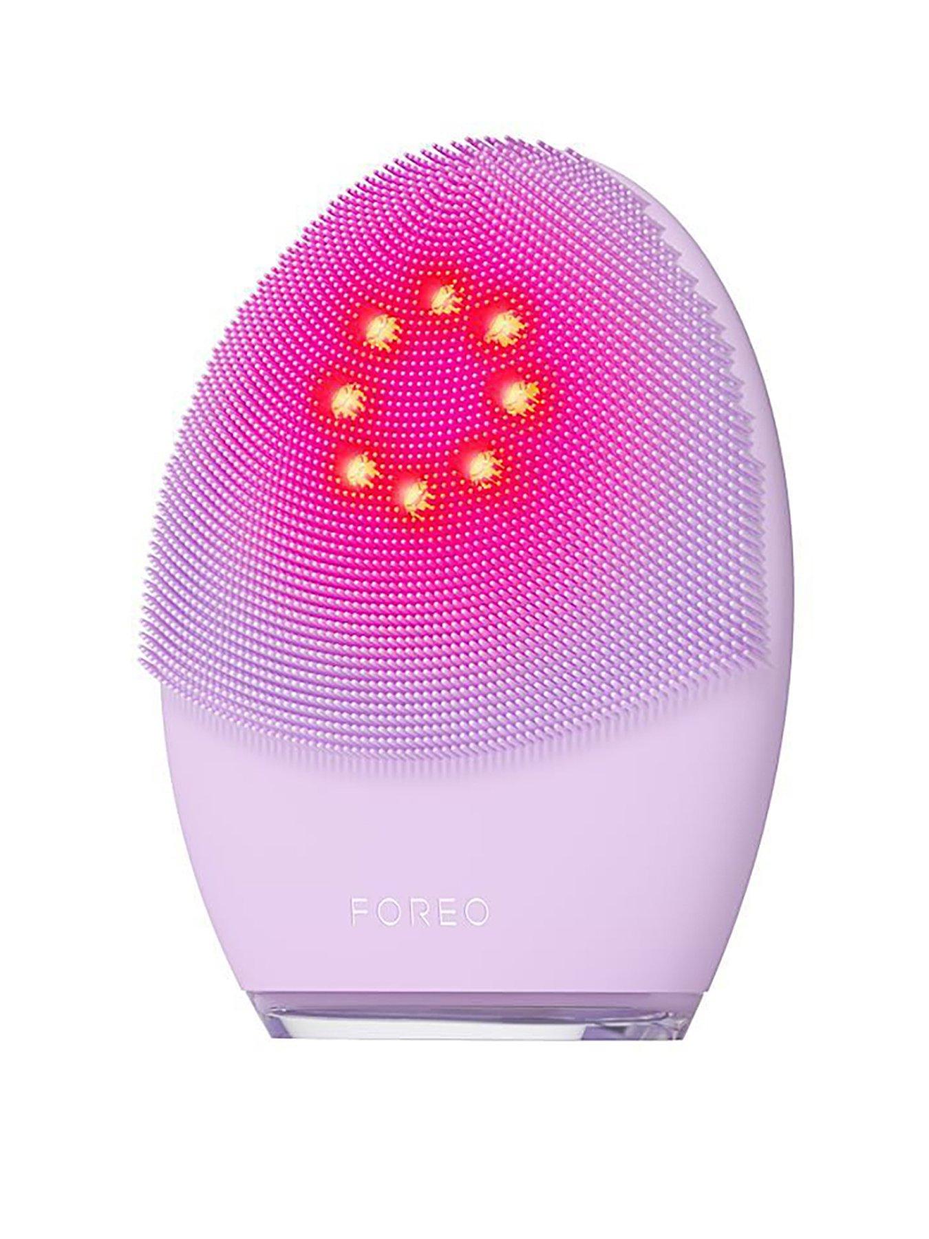 FOREO LUNA 4 Plus Facial Cleansing Device - Microcurrent & Red Light Therapy, Sensitive Skin