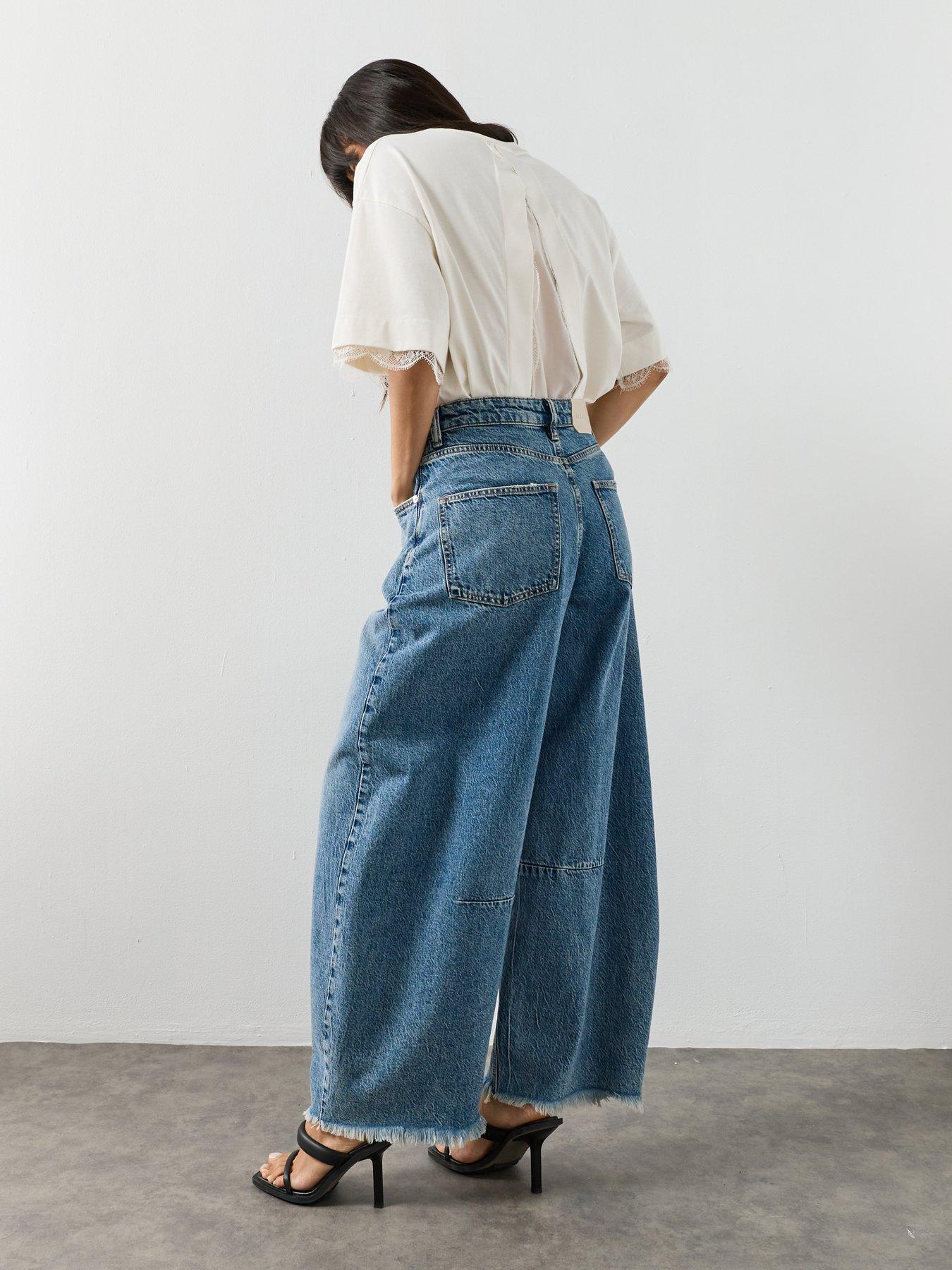 Image 6 of 6 of AllSaints Payton Crop Jeans - Purple