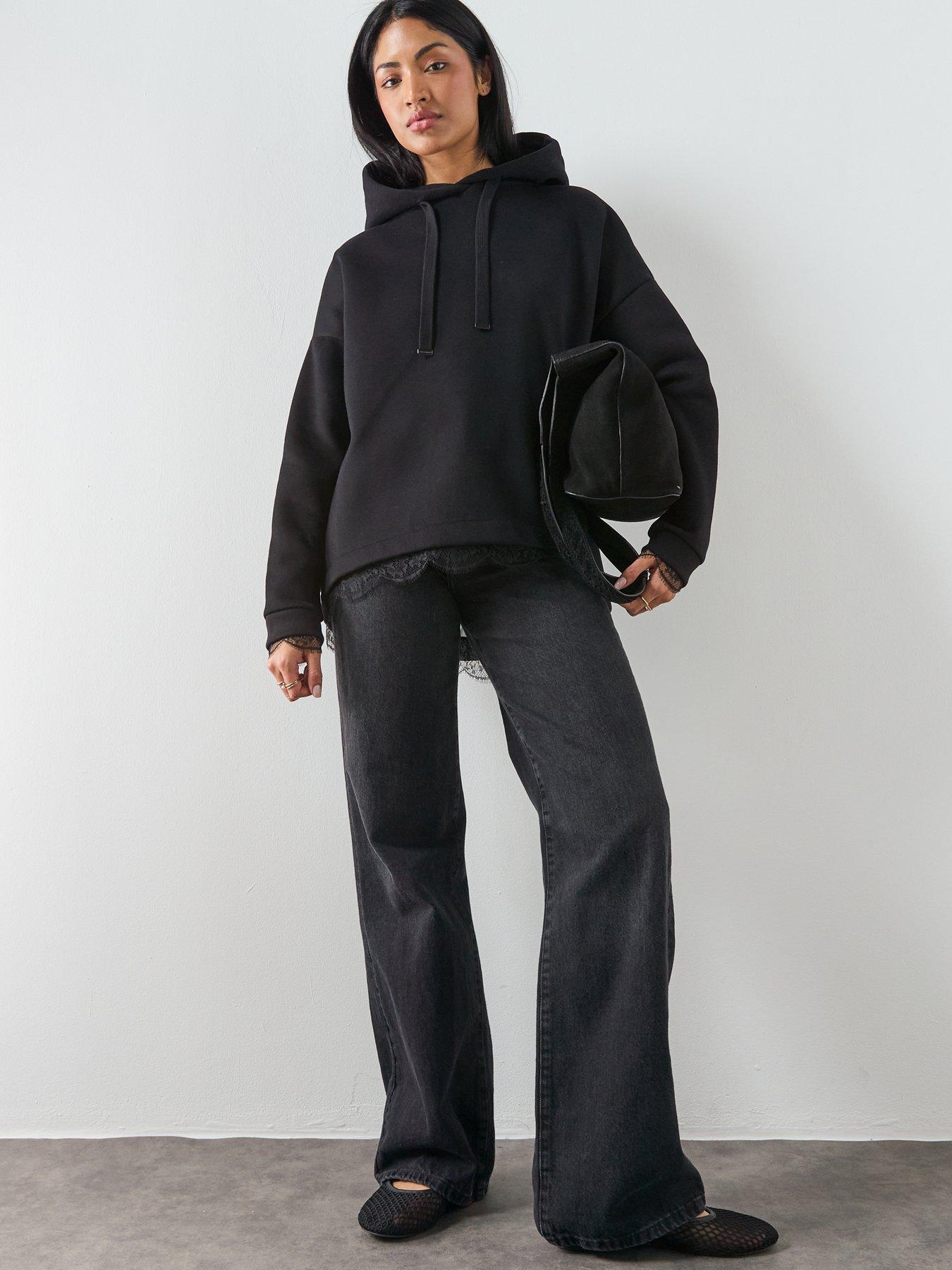 Image 3 of 6 of AllSaints Nia Lace Hoody