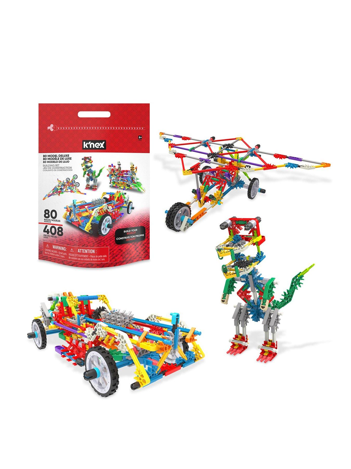Knex K'NEX 408Pc / 80 Model Deluxe with Bag
