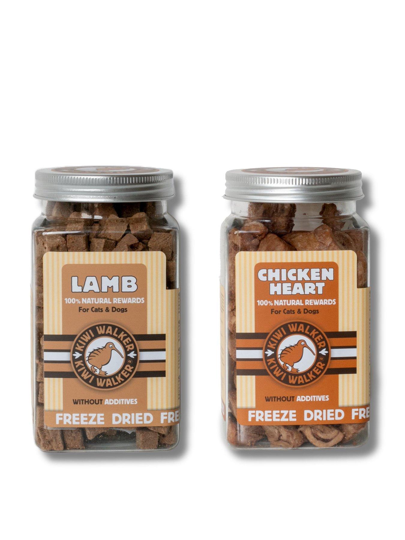 Kiwi Walker Freeze Dried Lamb 90g and Chicken Heart 60g