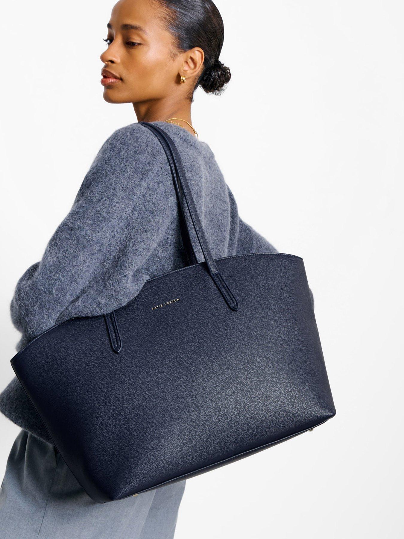 Katie Loxton Harlyn Work Tote Bag - Navy