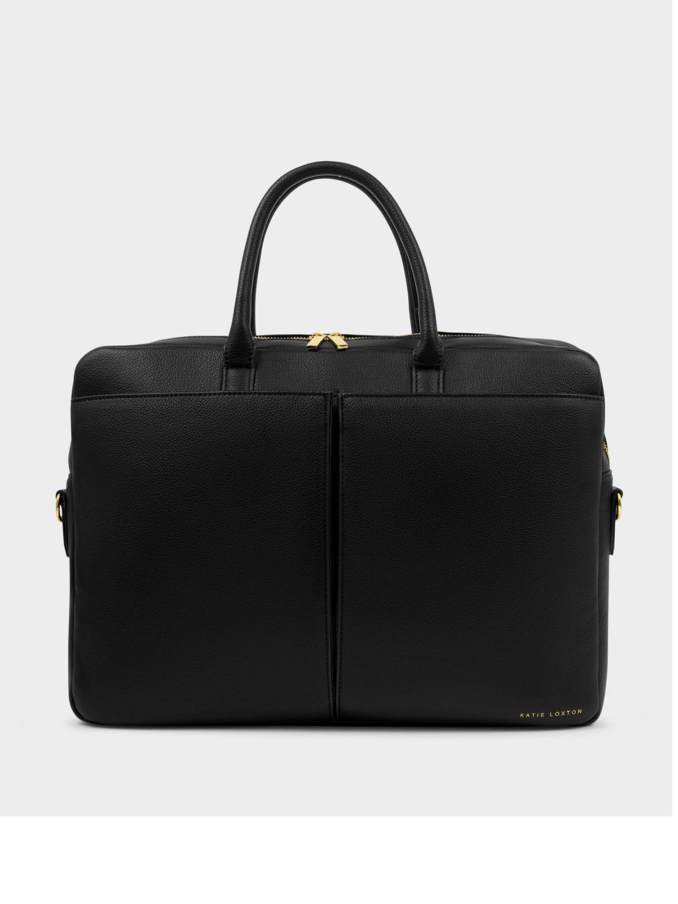 Katie Loxton City Laptop Bag - Black