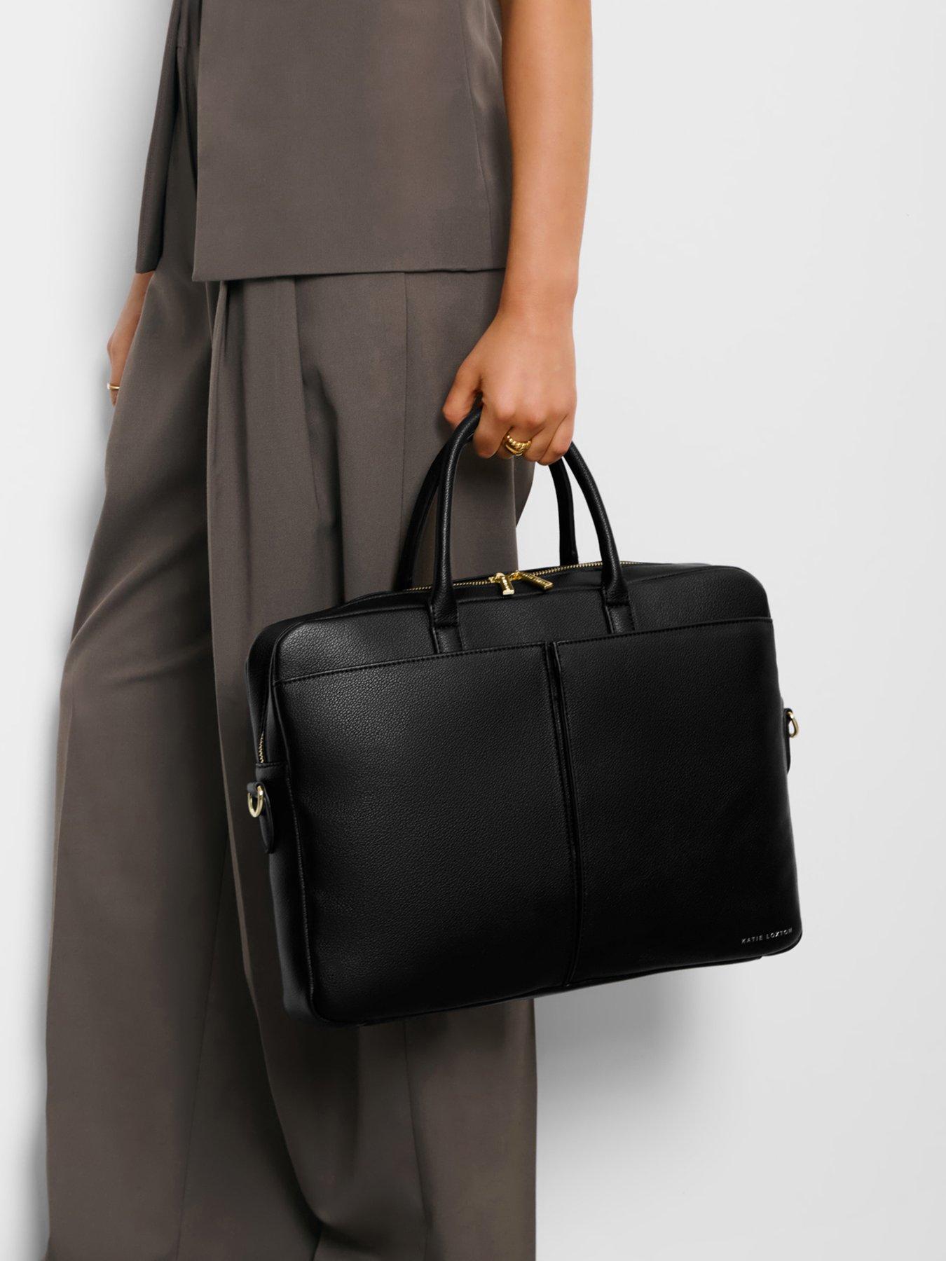 Image 2 of 7 of Katie Loxton City Laptop Bag - Black
