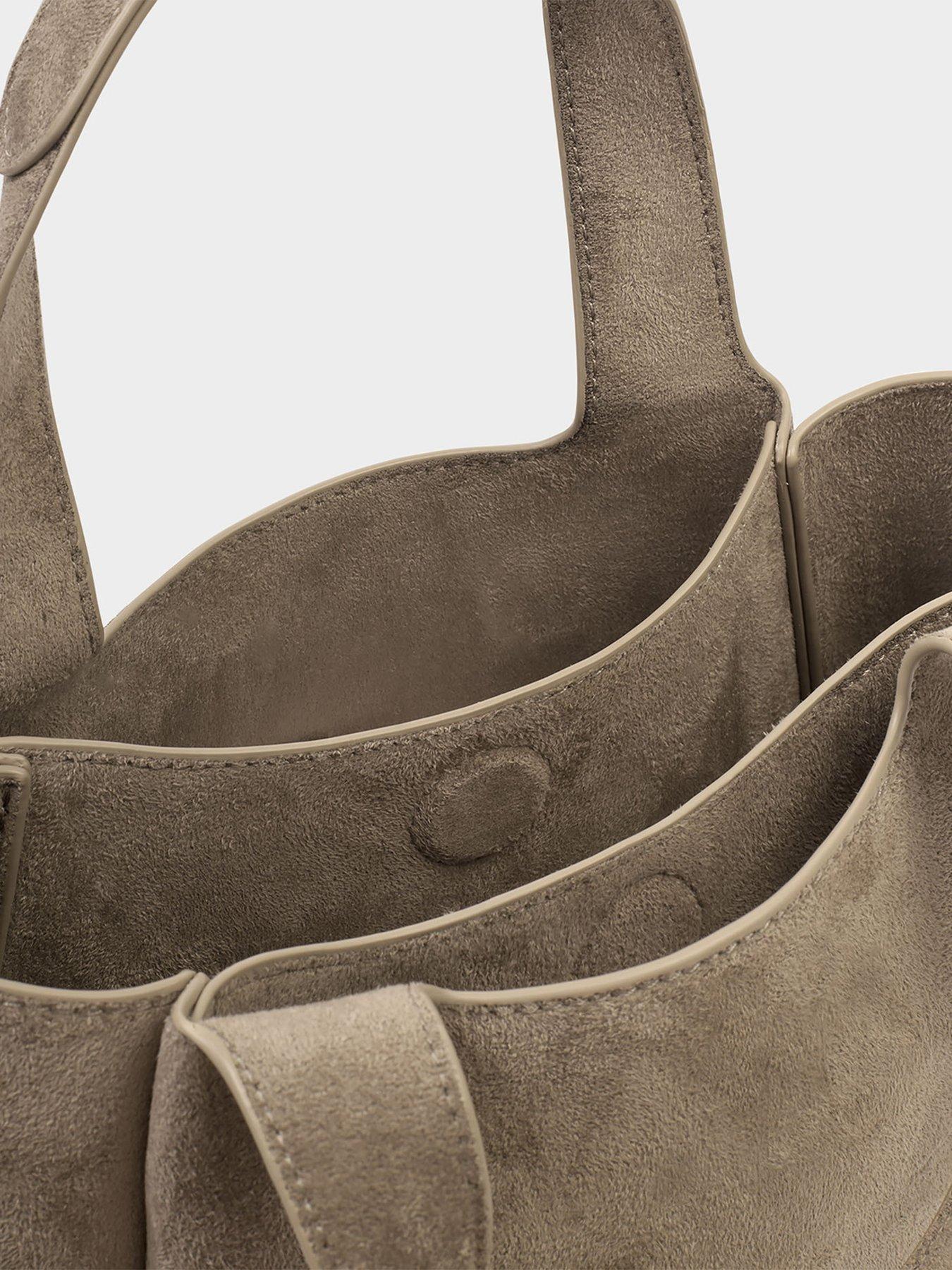Image 3 of 6 of Katie Loxton Raya Top Handle Bag - Mink