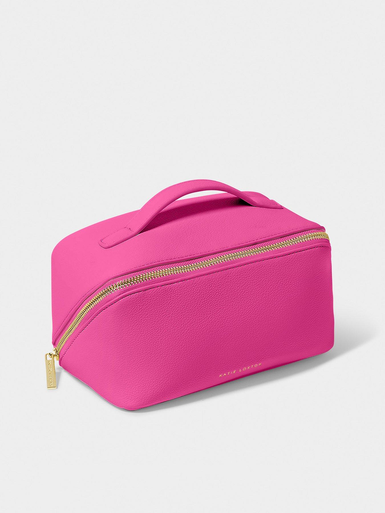 Image 4 of 6 of Katie Loxton Medium Make Up / Wash Bag - Magenta
