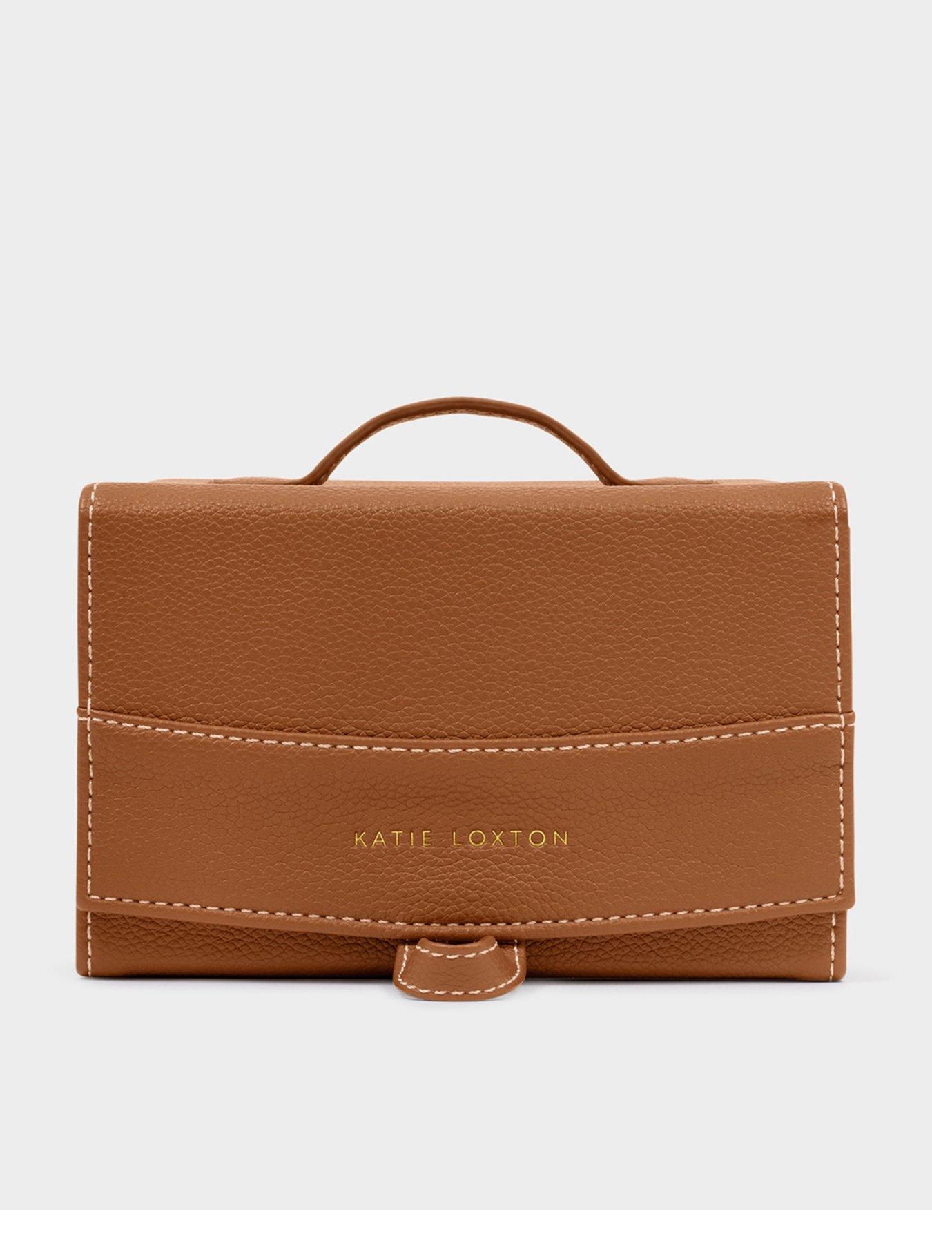 Katie Loxton Fold-Out Sunglasses Travel Case - Brown