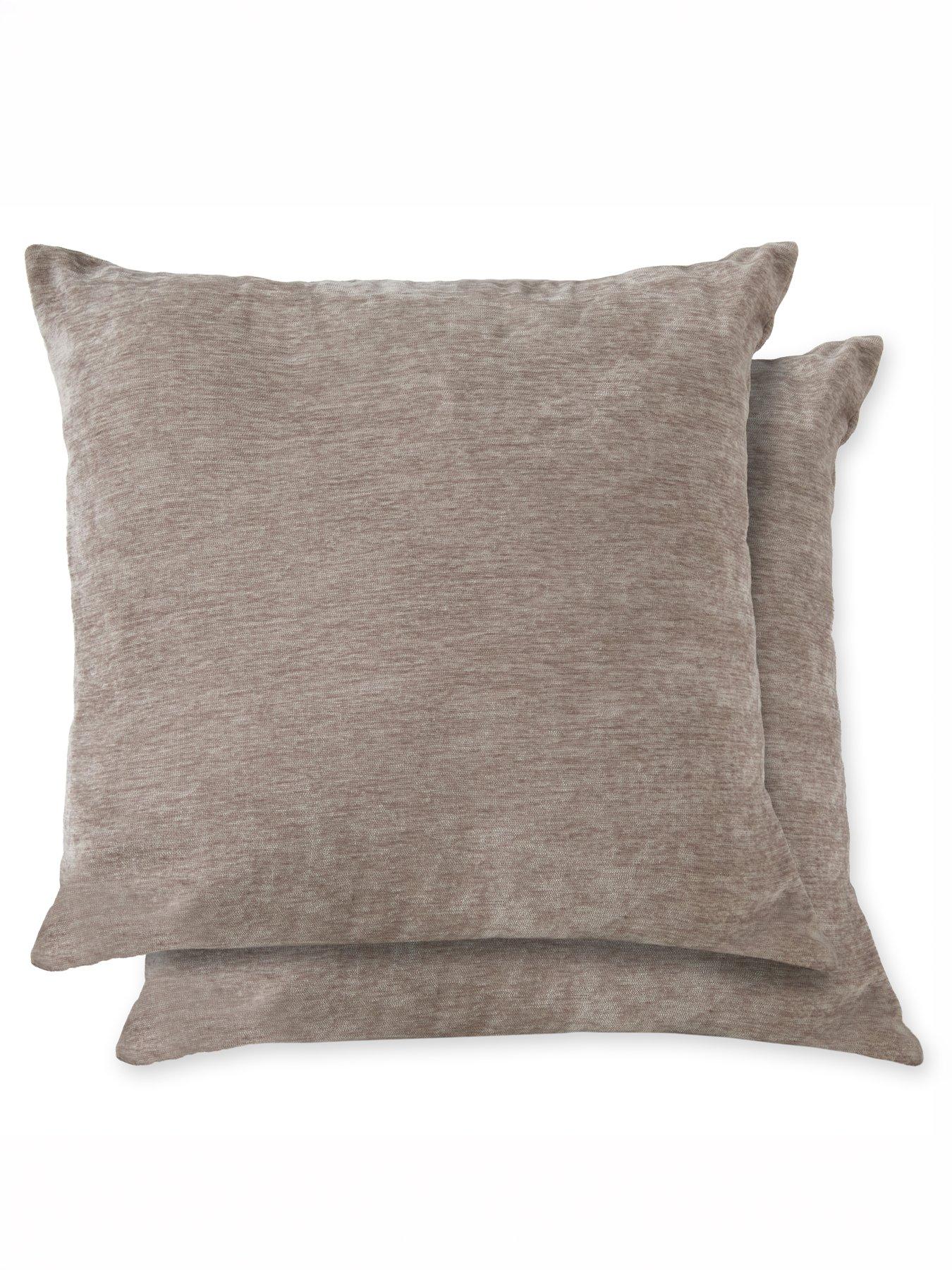Image 1 of 5 of The Very Collection Canterbury Chenille Filled Cushion Pair