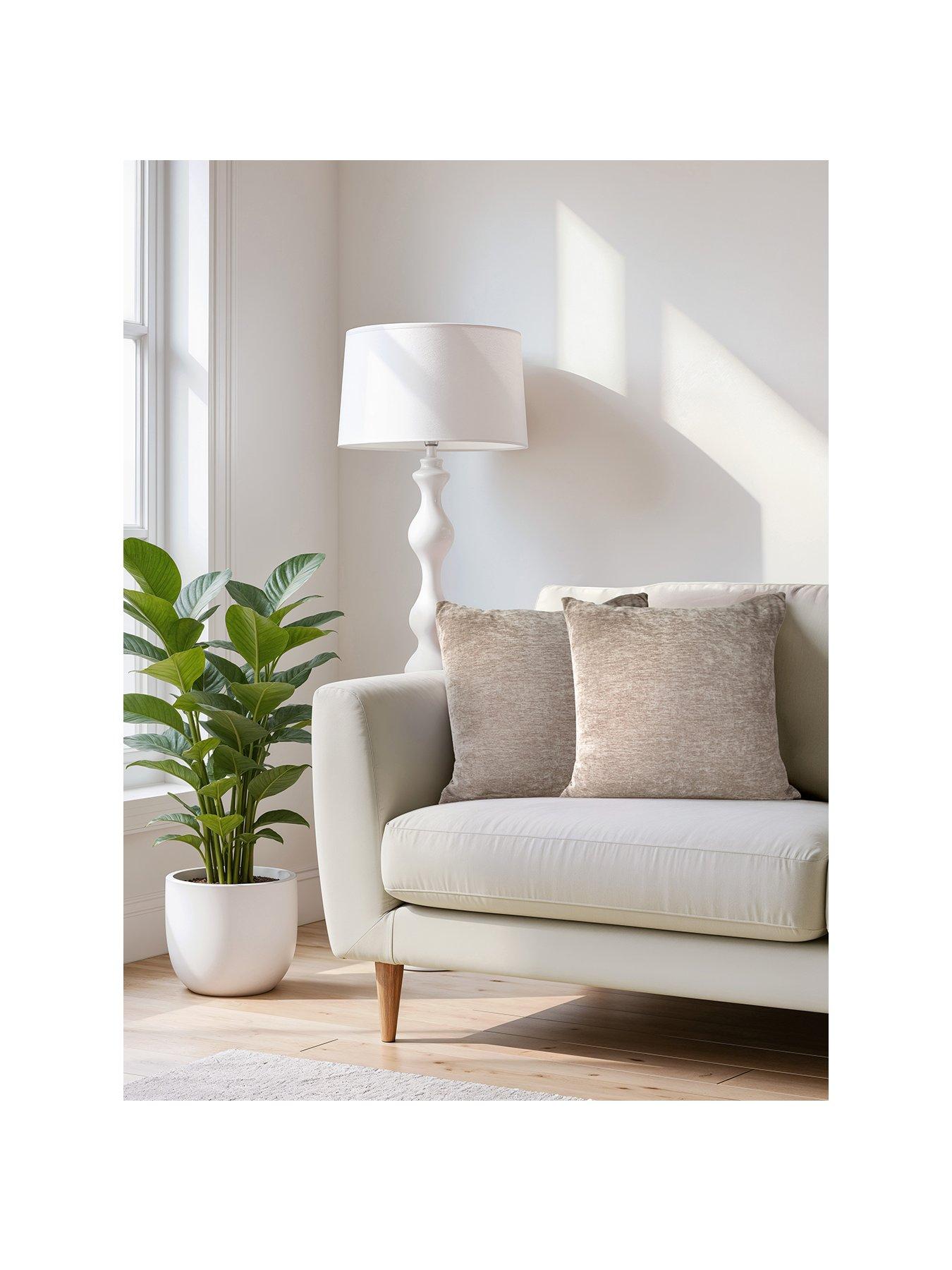 Image 2 of 5 of The Very Collection Canterbury Chenille Filled Cushion Pair