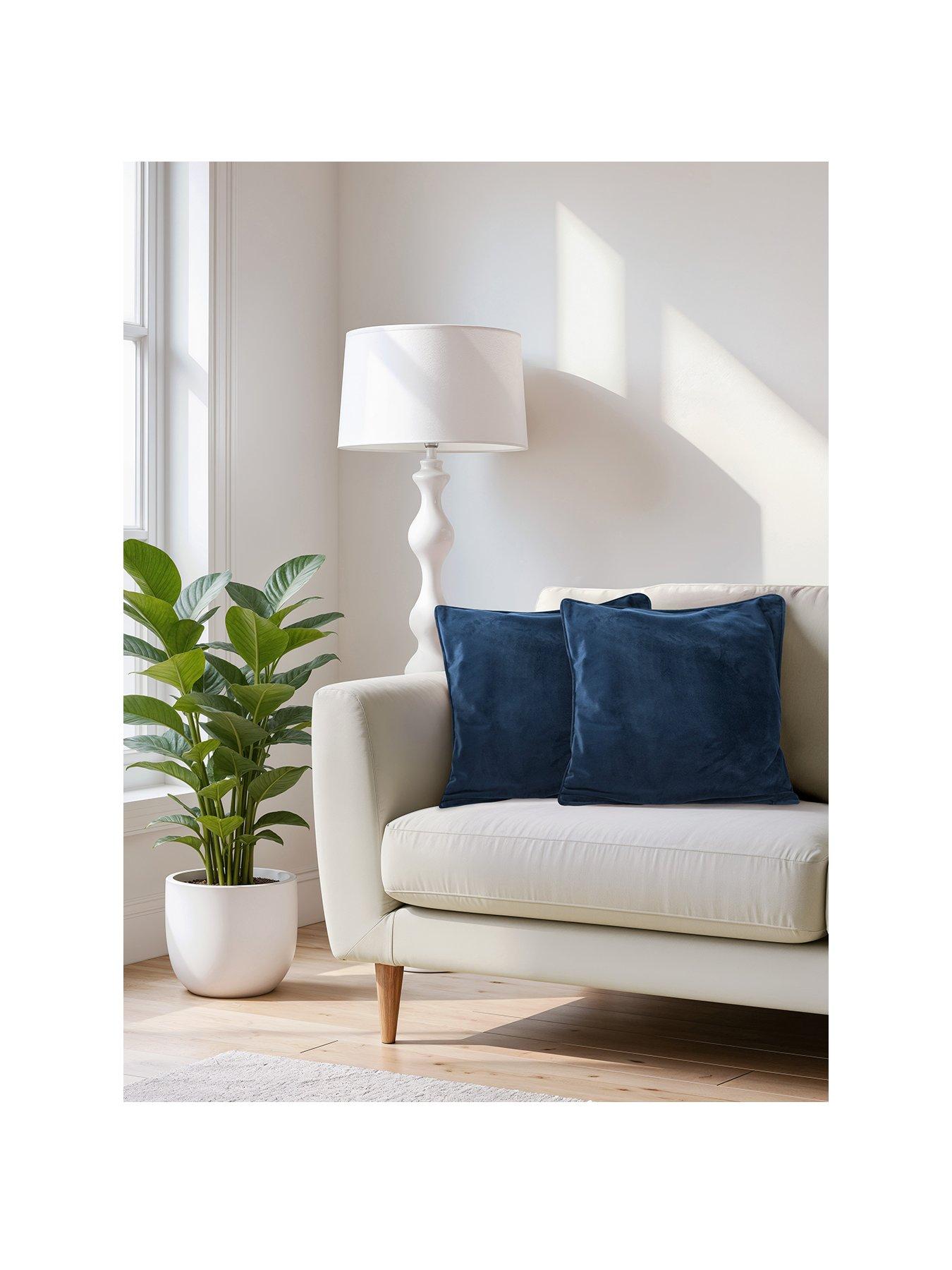 Image 2 of 5 of The Very Collection Dusk Velvet Filled Cushion