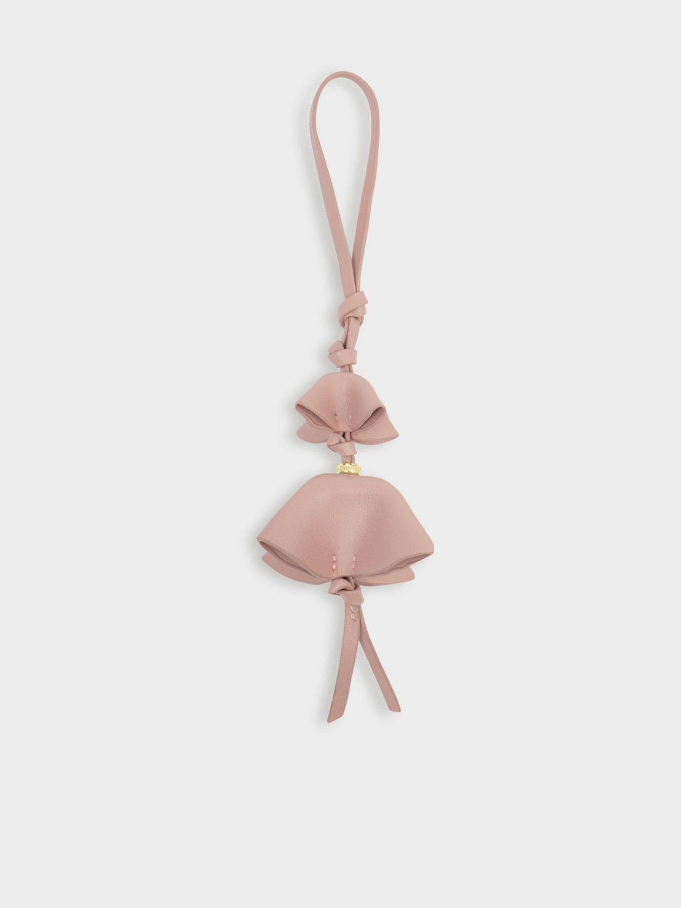 Katie Loxton Tulip Bag Charm - Pink Heather