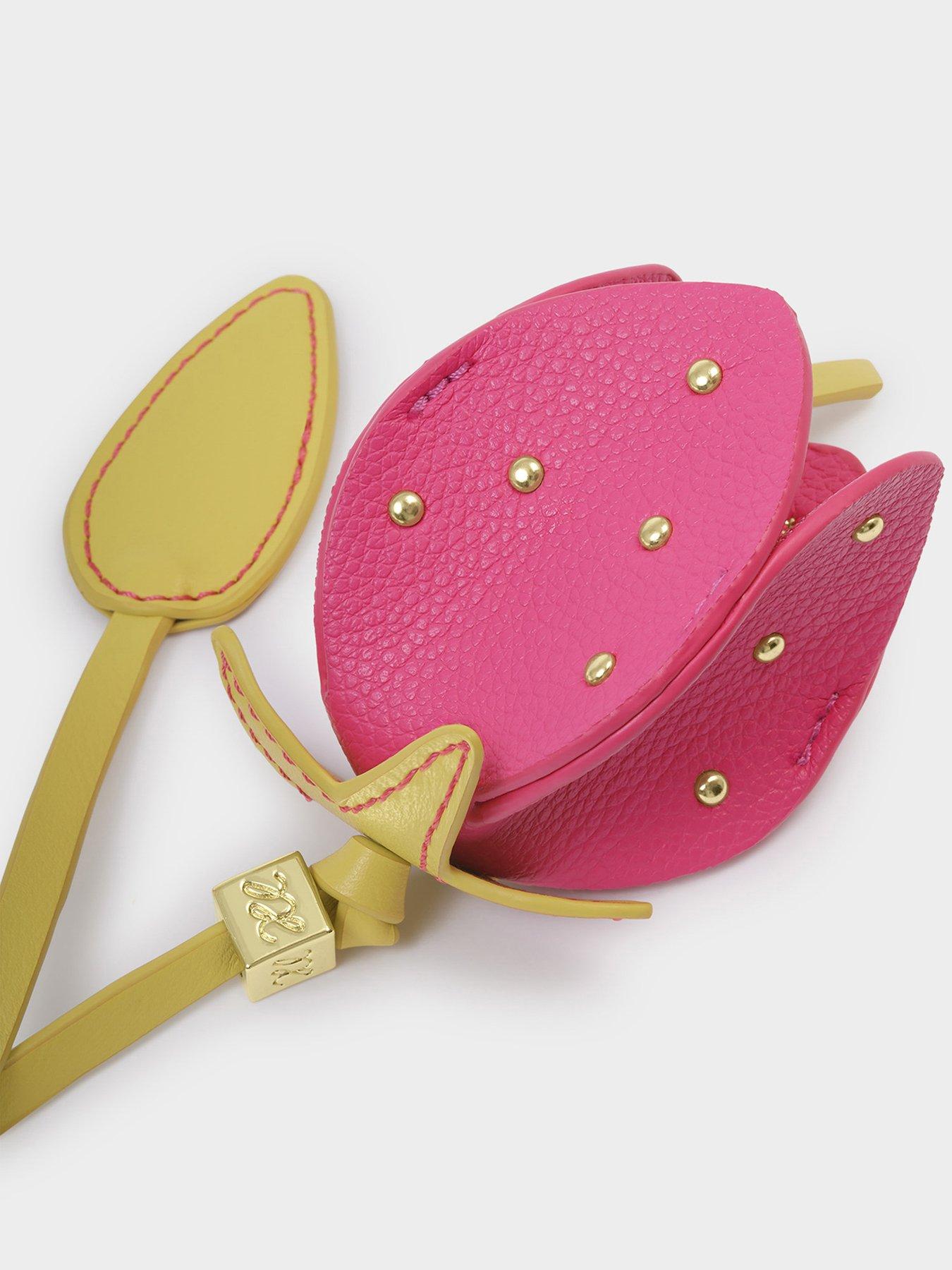 Image 3 of 5 of Katie Loxton Strawberry Bag Charm - Pink
