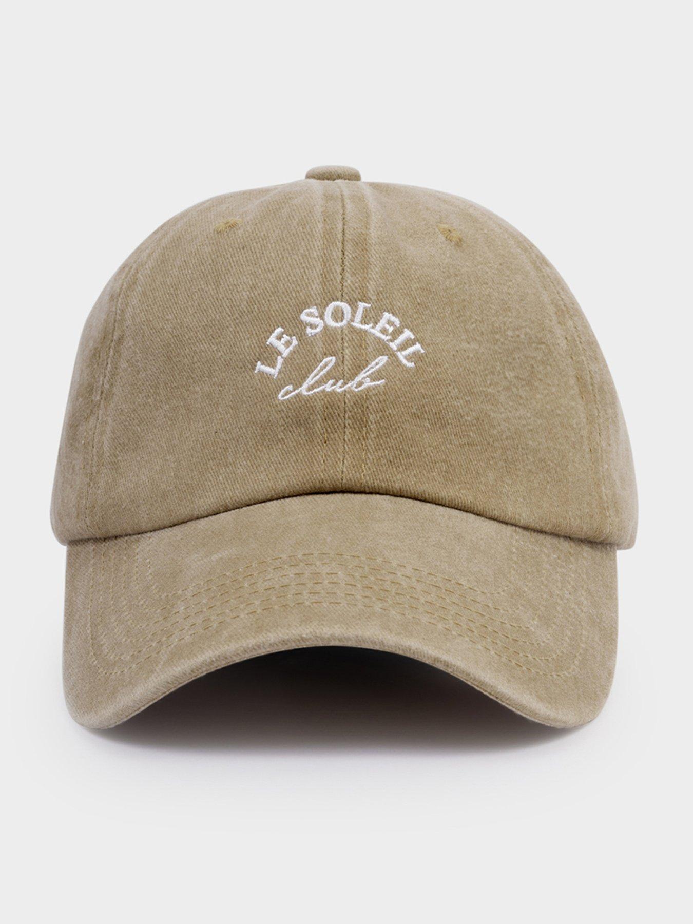 Katie Loxton Embroidered Cap - Le Soleil | Taupe | One Size