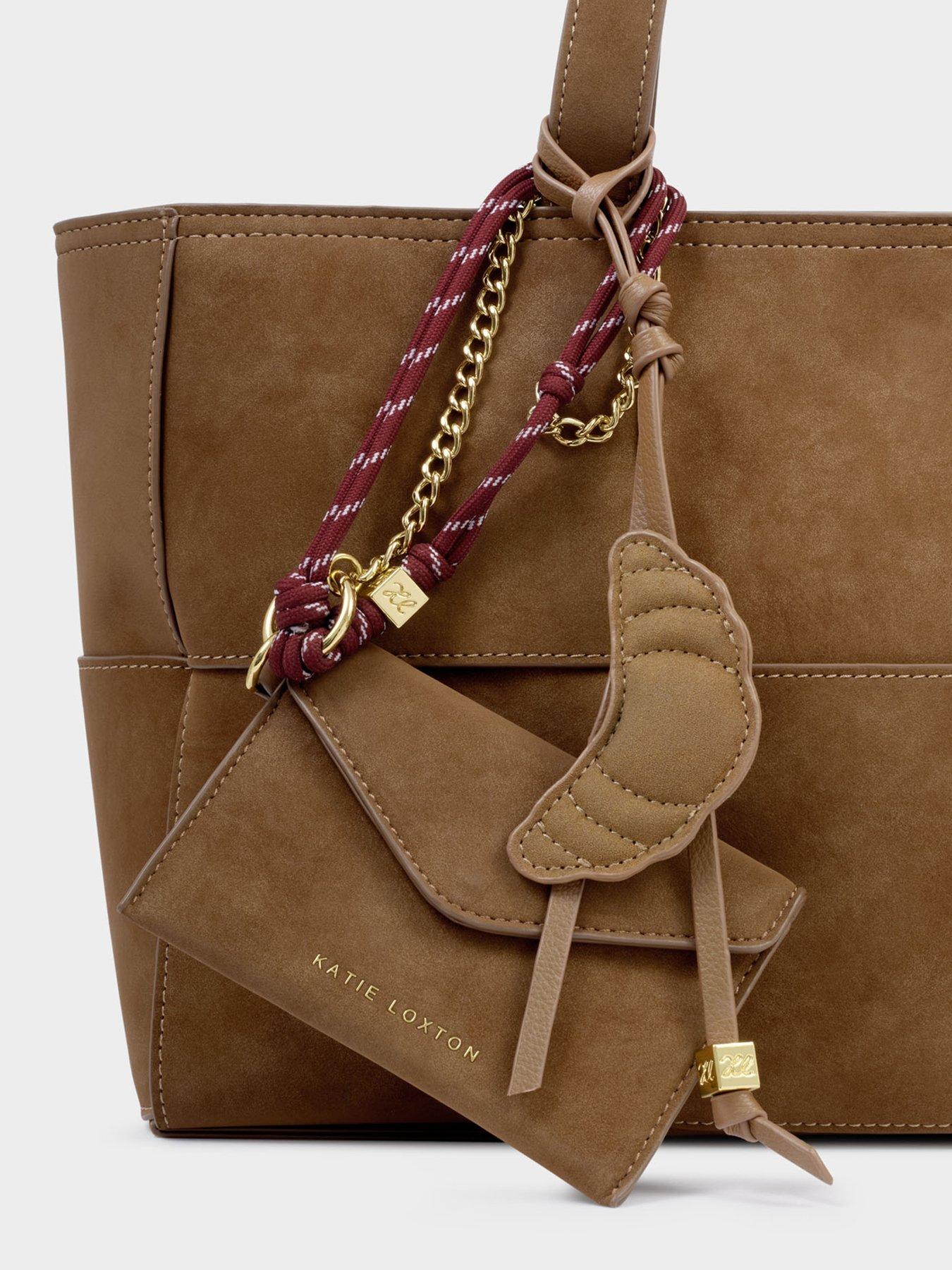 Image 2 of 5 of Katie Loxton Croissant Bag Charm - Brown