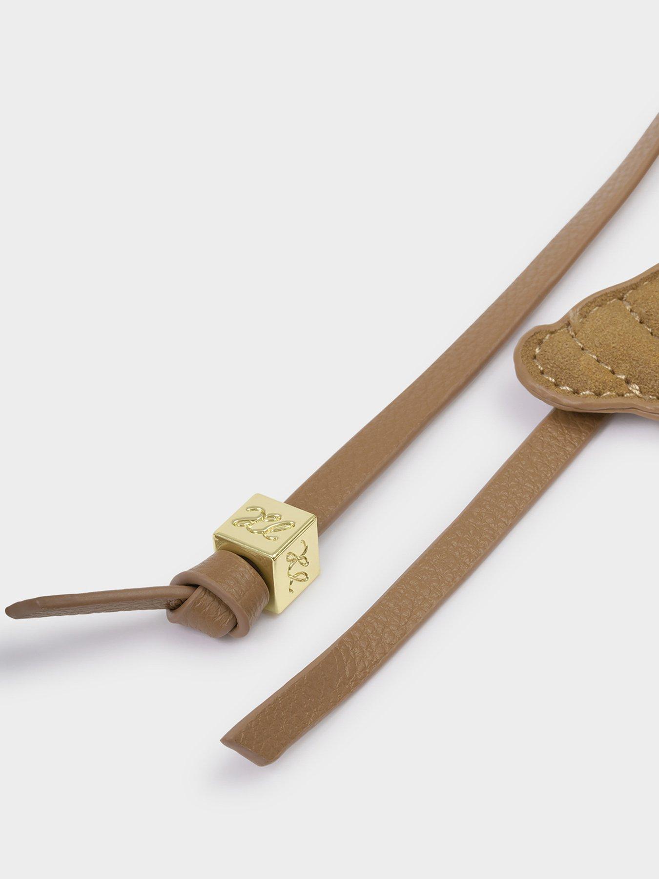 Image 4 of 5 of Katie Loxton Croissant Bag Charm - Brown