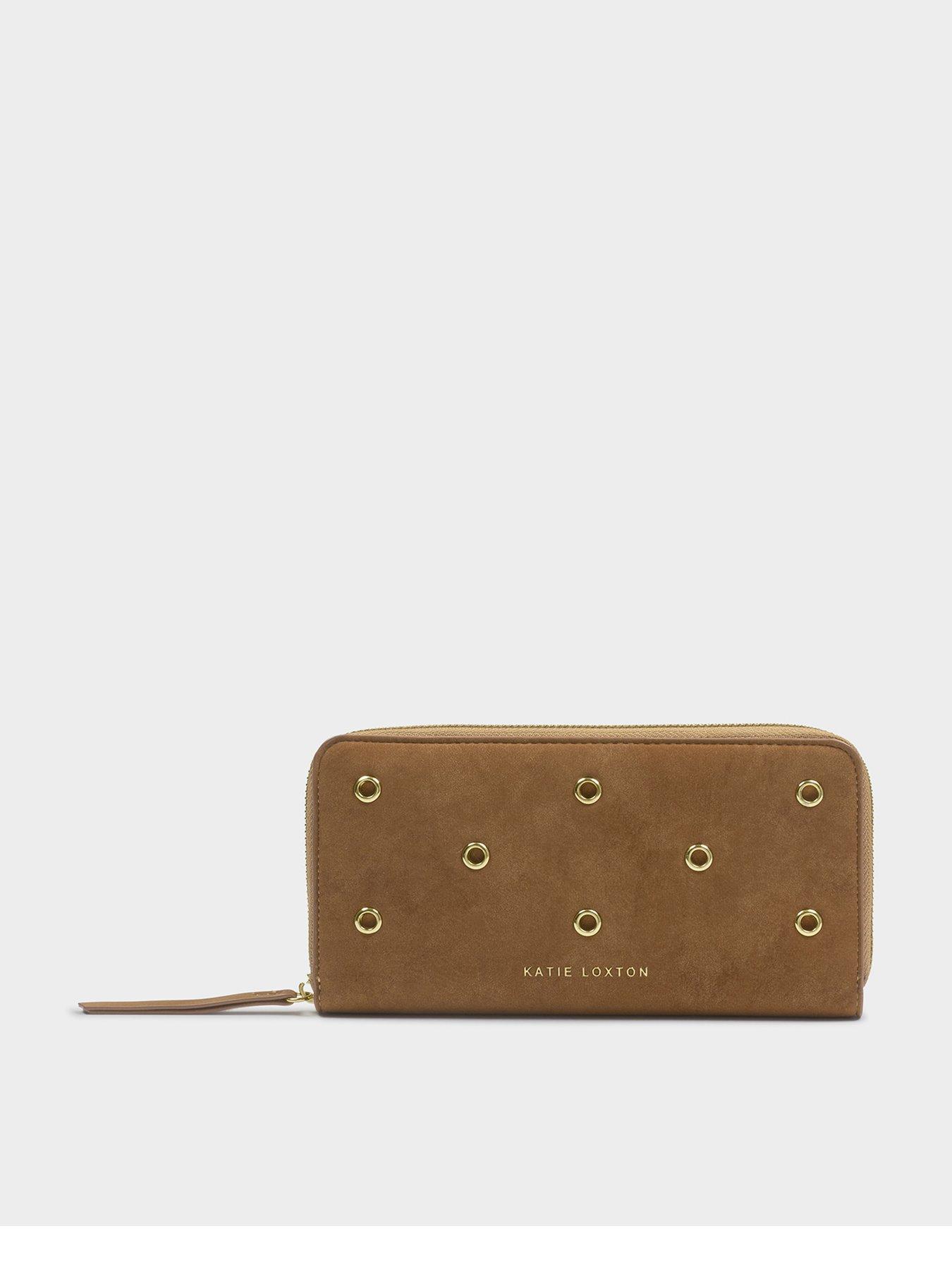 Image 1 of 6 of Katie Loxton Large Purse - Caramel Suedette
