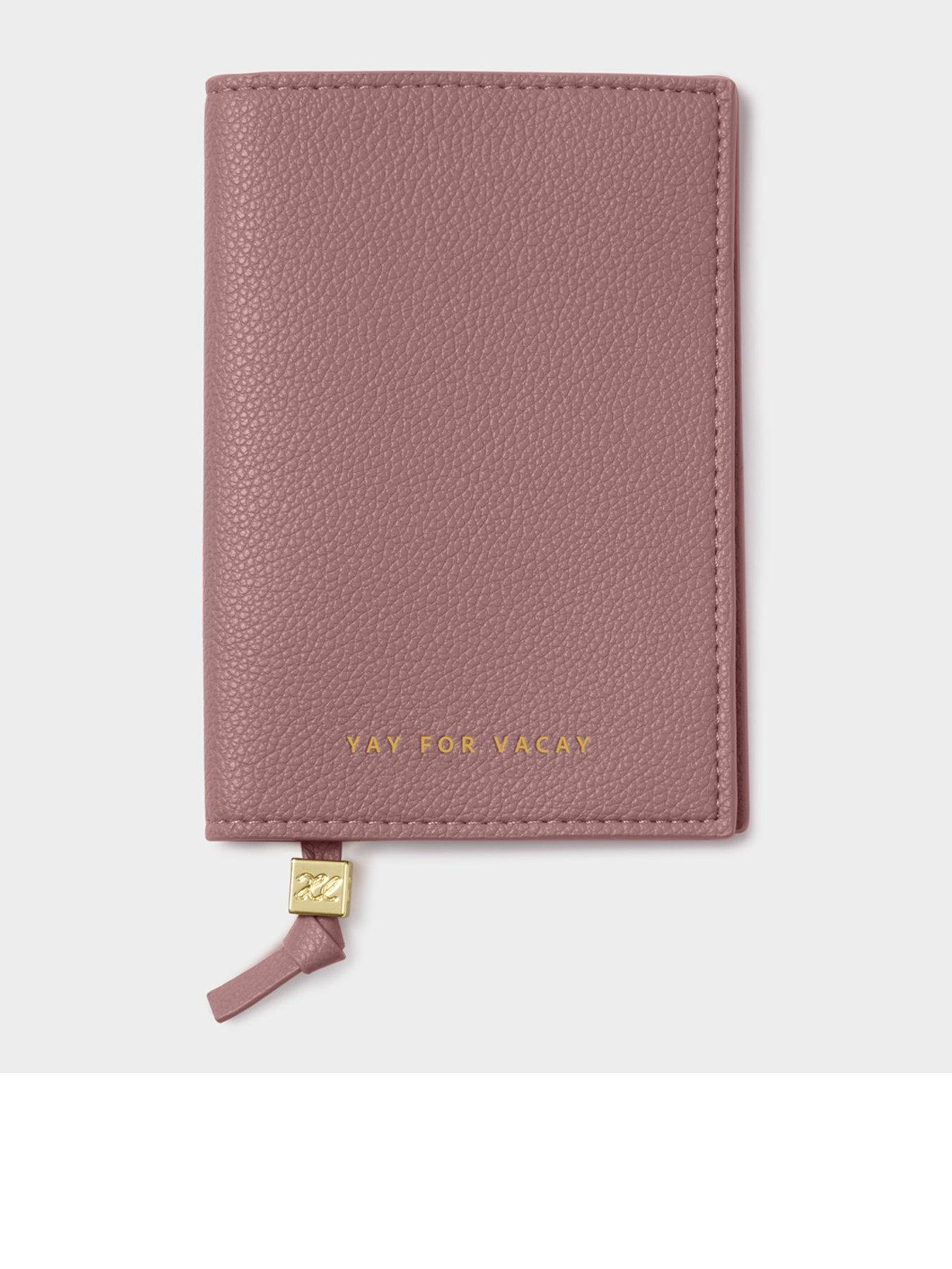 Katie Loxton Passport Cover - Deep Rose