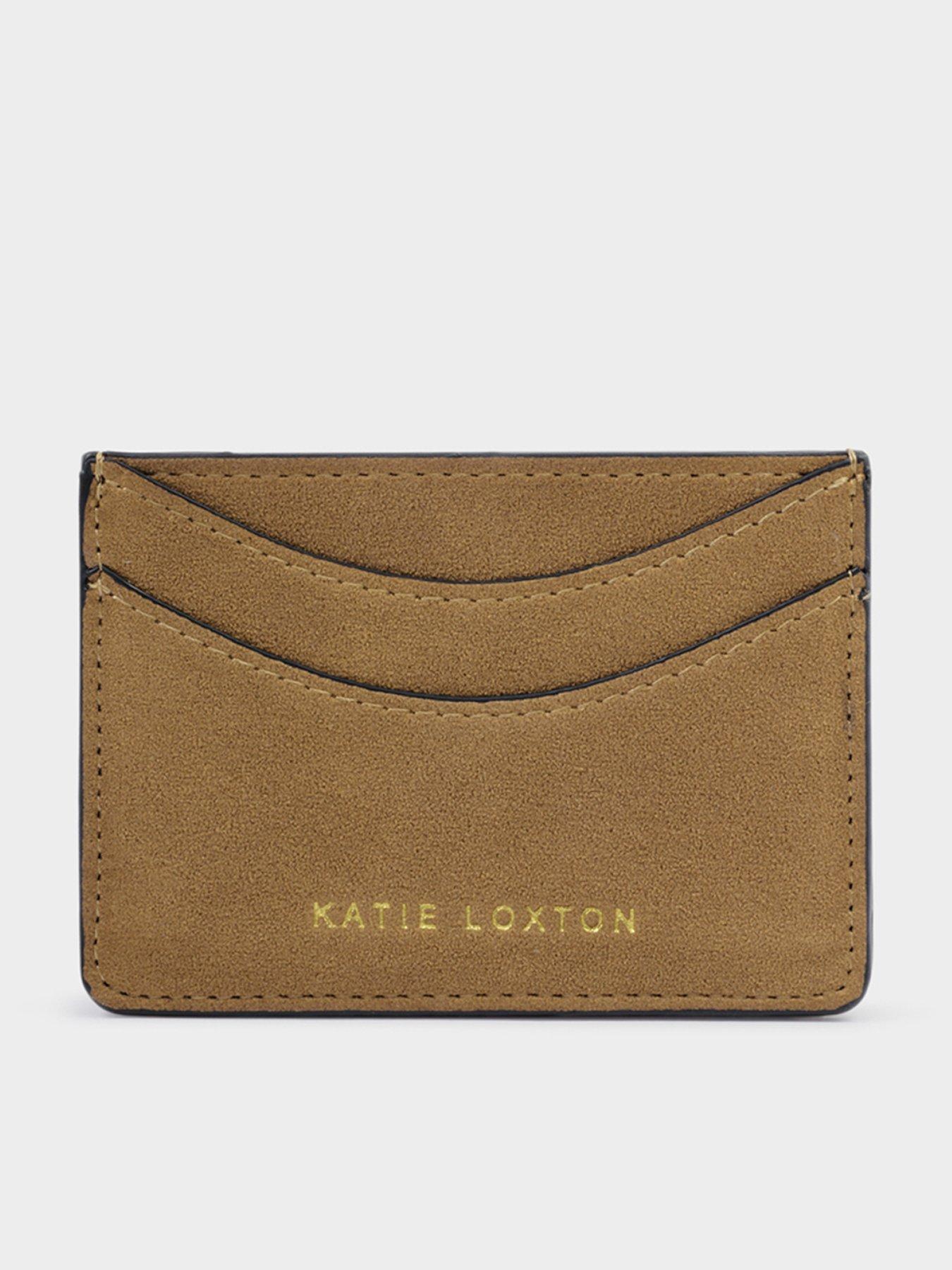 Katie Loxton Alba Cardholder - Caramel Suedette