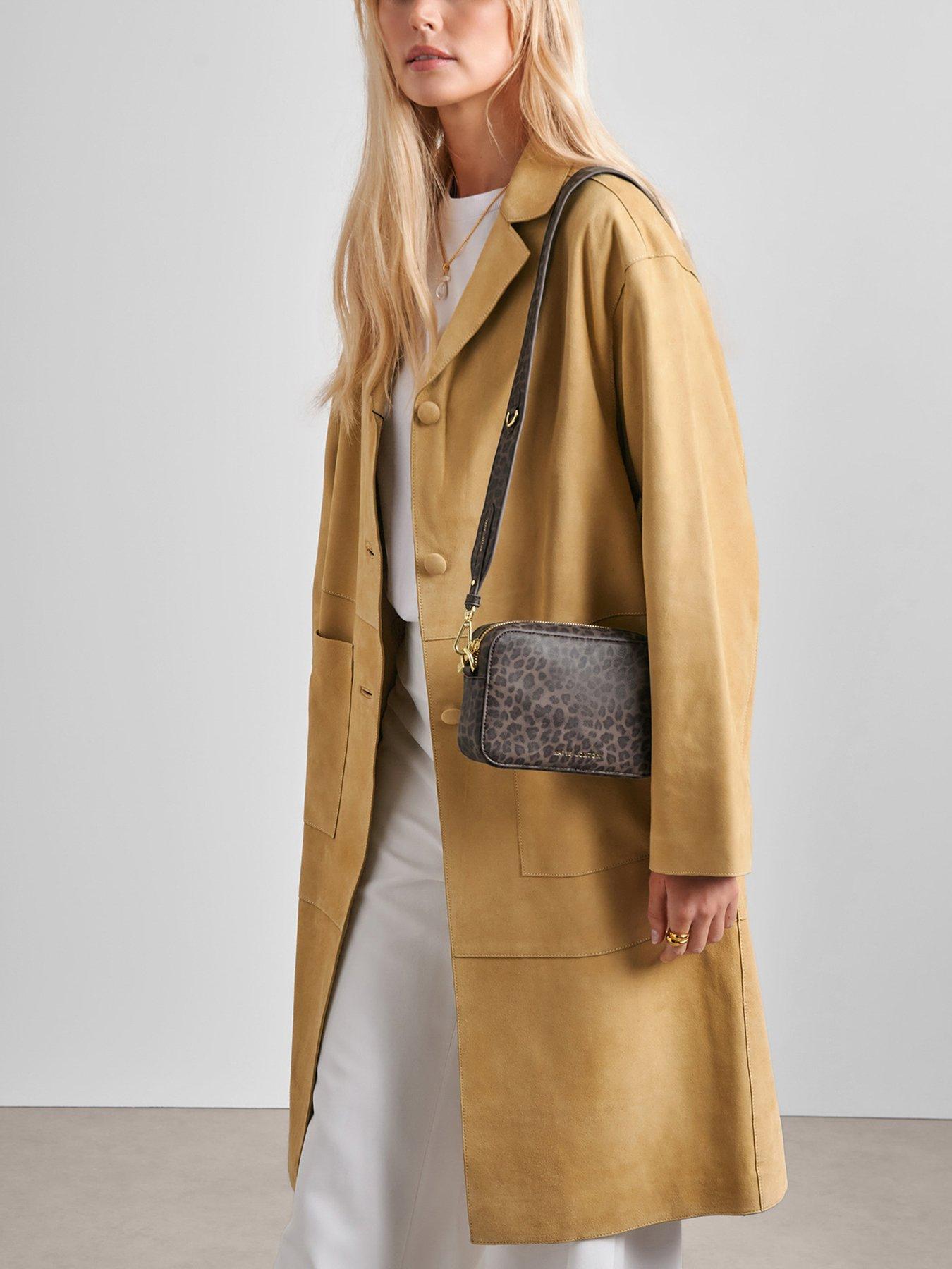 Katie Loxton Avery Small Crossbody Bag, Leopard Print, Women