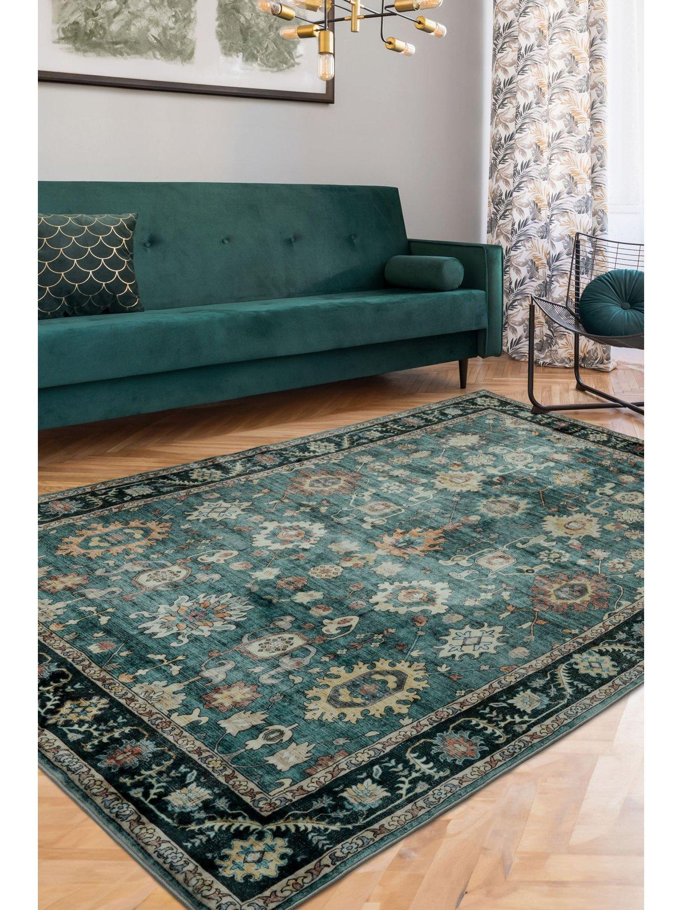 The Very Collection Washable Roma Traditional Rug 140 X 200cm