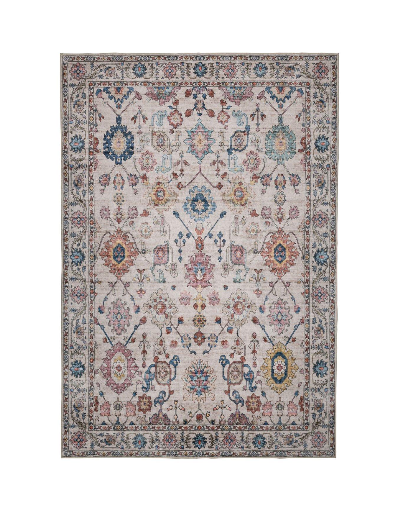 The Very Collection Washable Roma Traditional Rug | Very