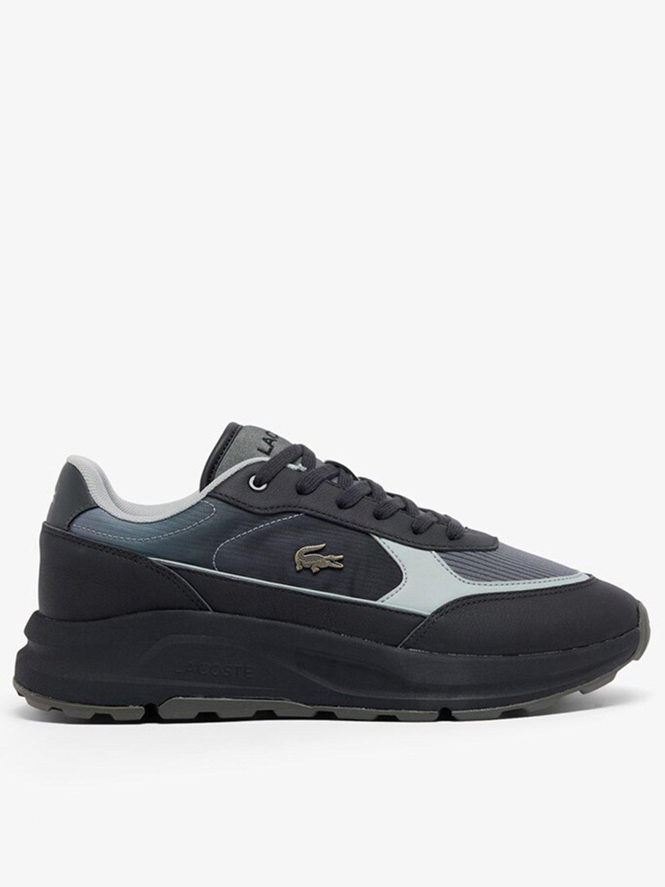 Image 1 of 2 of Lacoste Run Set Ace 1262 Trainers - Dark Grey